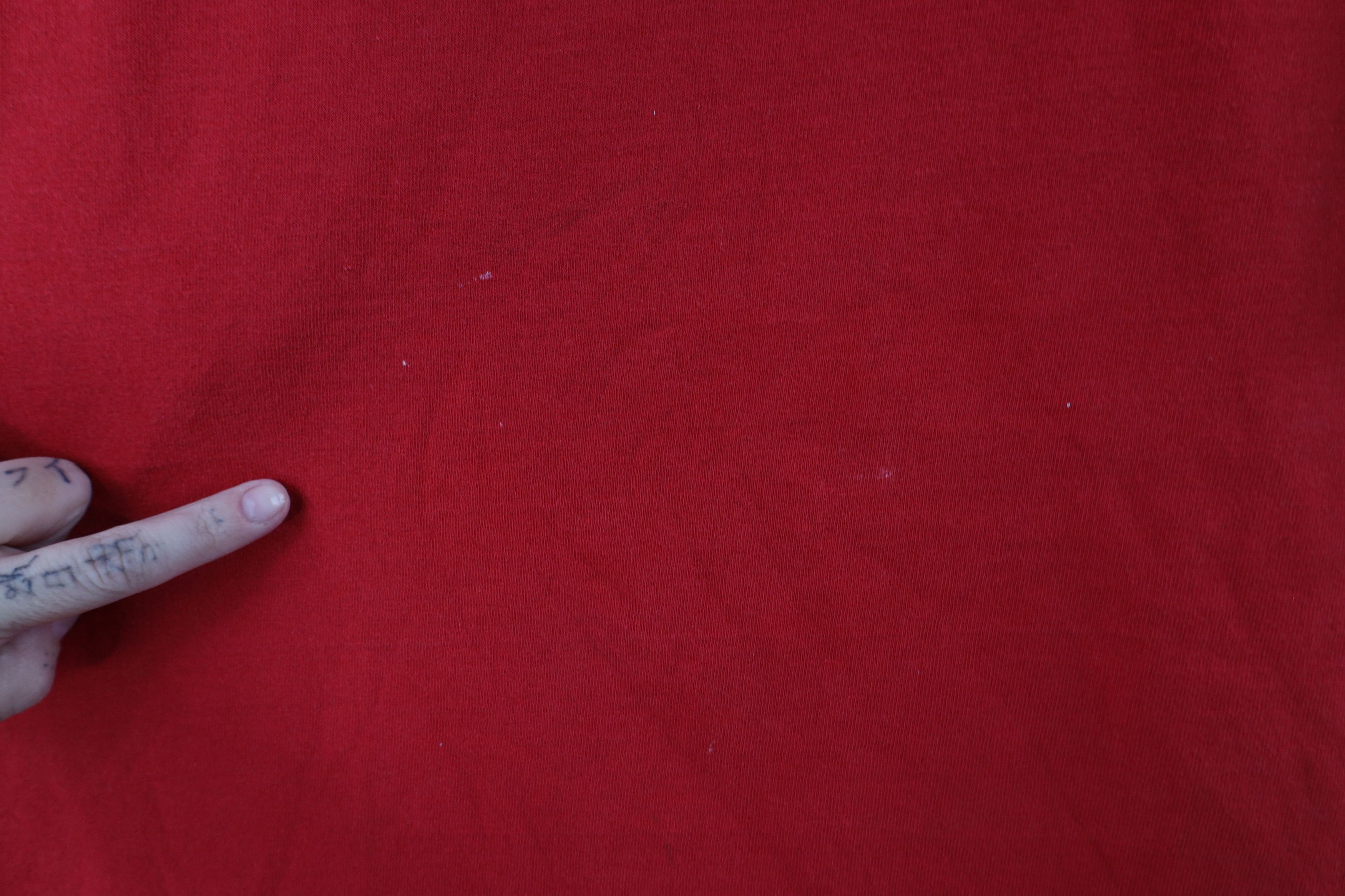 Vintage Vintage 90s Streetwear Blank Baggy Fit Cotton T-Shirt Red Size US XL / EU 56 / 4 - 4 Thumbnail