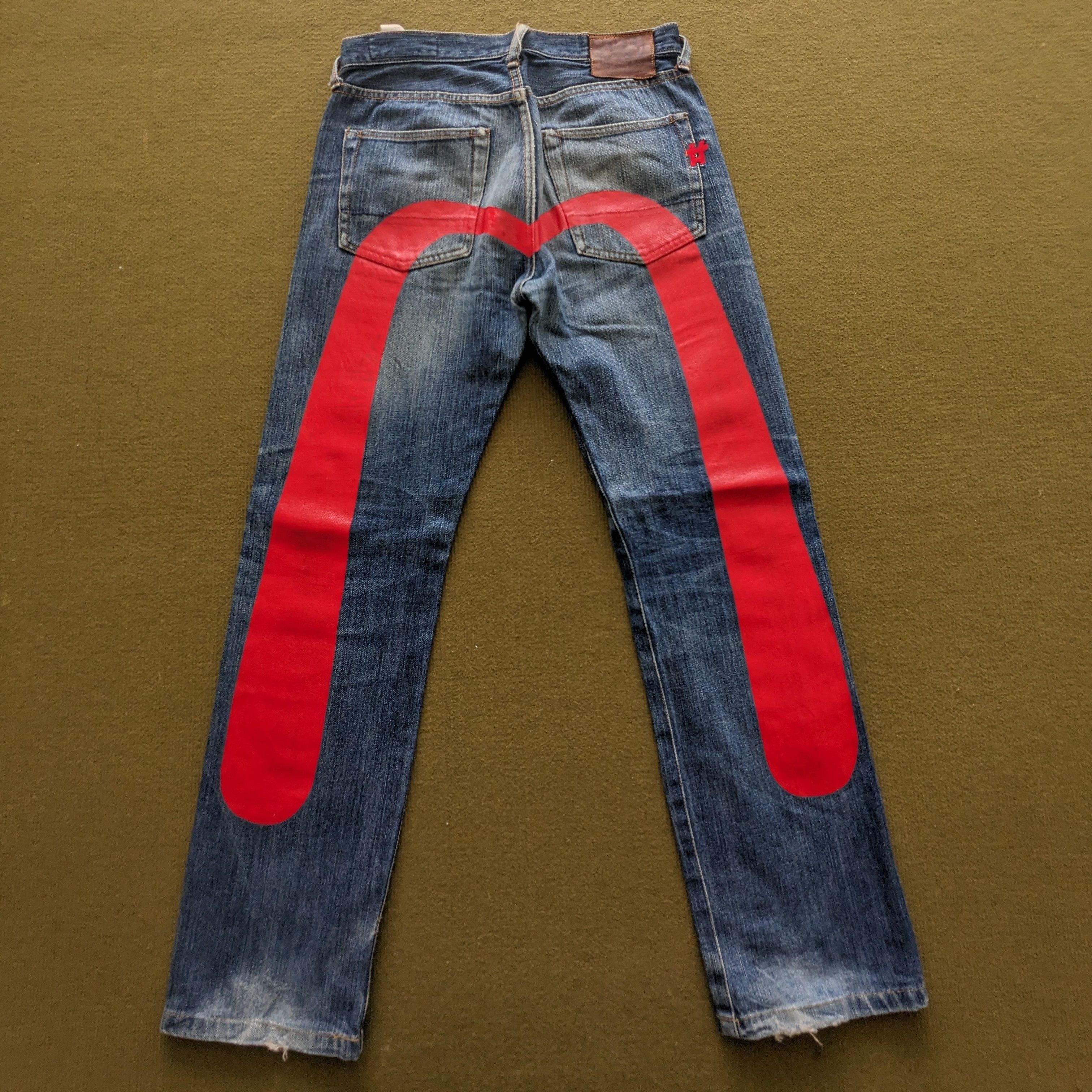 Evisu Vintage EVISU Japanese Fashion Brand Custom Jeans Size US 29 - 1 Thumbnail
