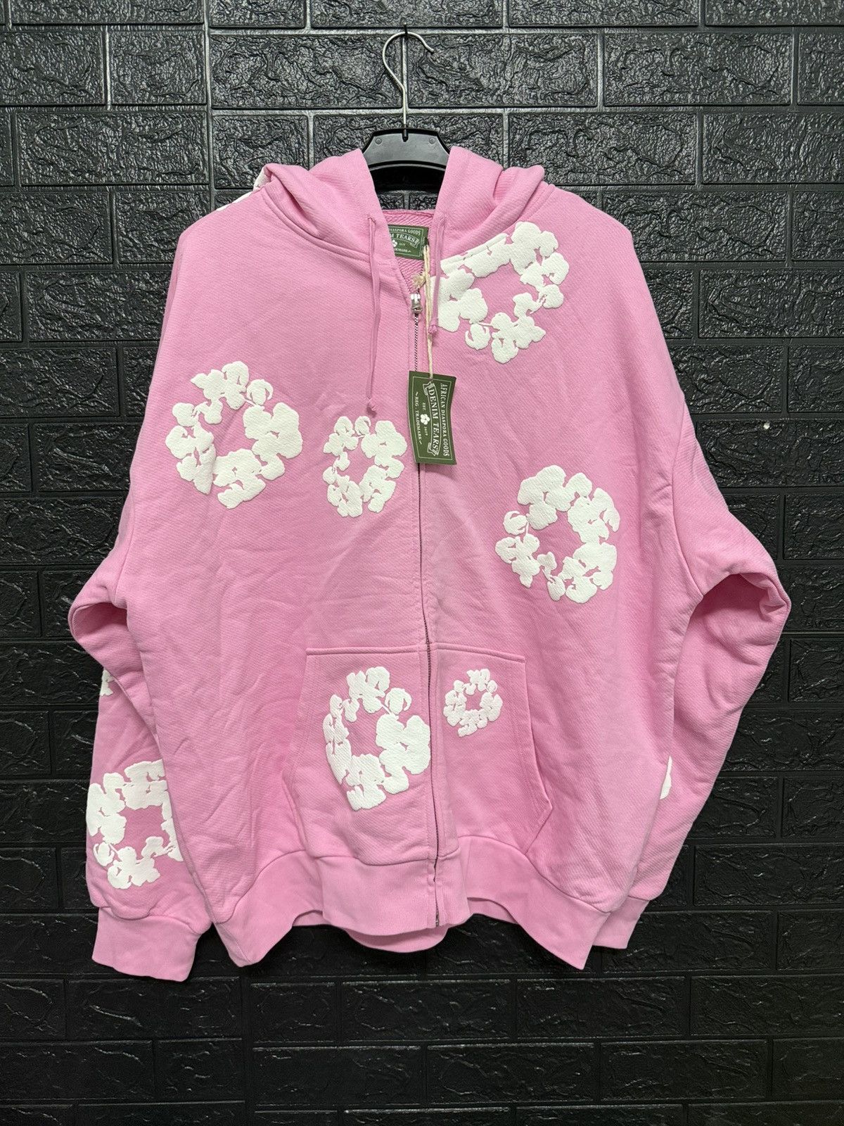 DENIM TEARS Denim Tears “ Cotton Wreath “ Zip Hoodie Size US XL / EU 56 / 4 - 1 Thumbnail