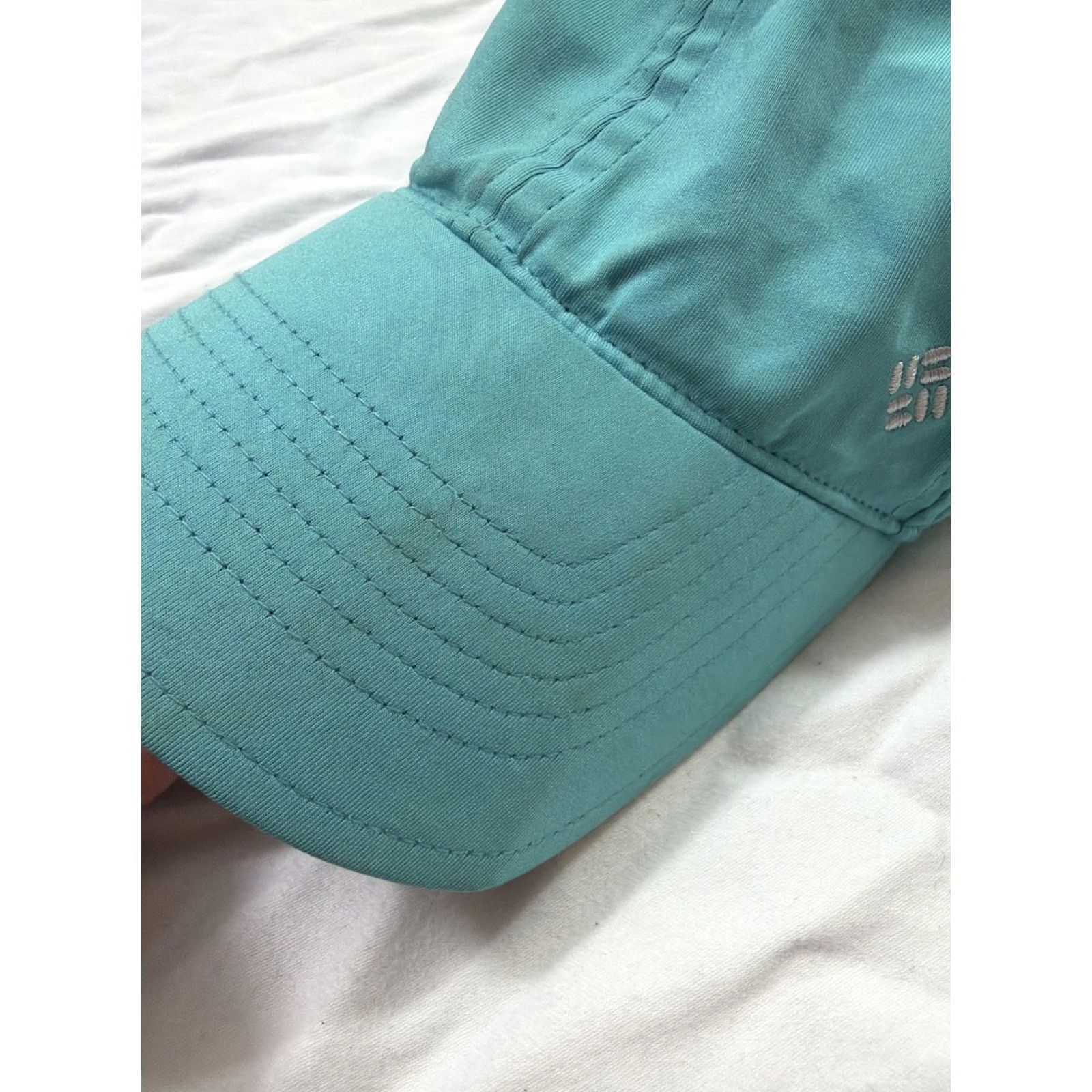 Altea Columbia Baseball Hat Women One Size Teal Strap Back Adjustable Hook Loop Flaw Blue Cap Size ONE SIZE - 5 Thumbnail