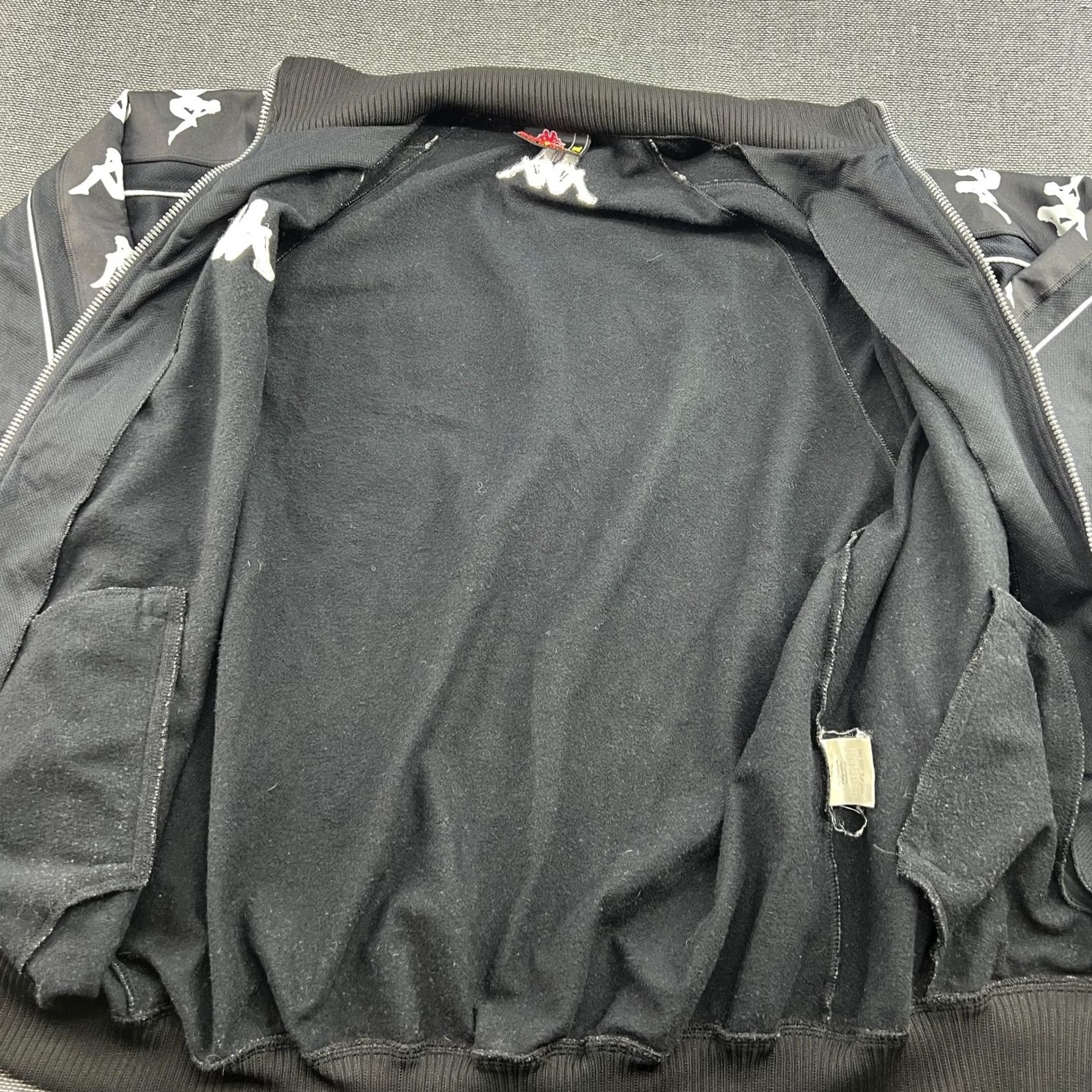 Kappa Kappa Juventus 1998 1999 Track Jacket Mens XL Football Gara Full zip Black Size US XL / EU 56 / 4 - 5 Thumbnail
