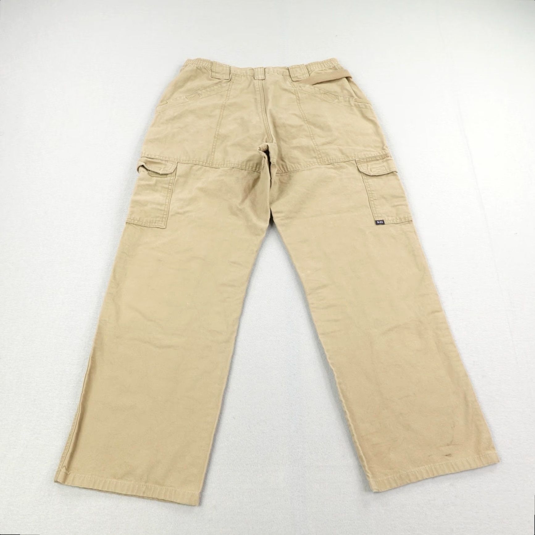 Vintage 5.11 Tactical Pants Mens 34x32 Khaki Beige Cotton Canvas Utility Work Outdoors Size US 34 / EU 50 - 7 Thumbnail