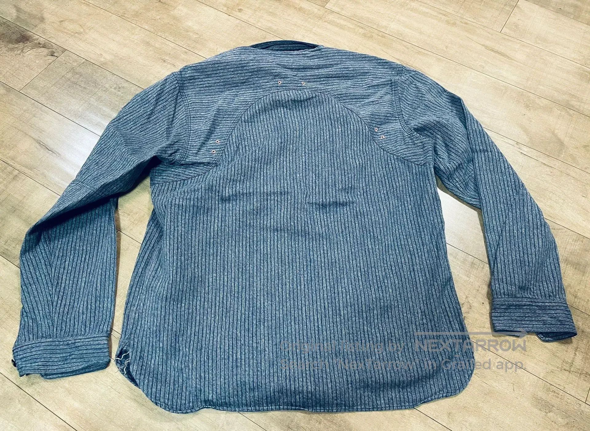 RRL Ralph Lauren Double RL RRL Indigo Stripe Work Shirt. Size US L / EU 52-54 / 3 - 6 Thumbnail