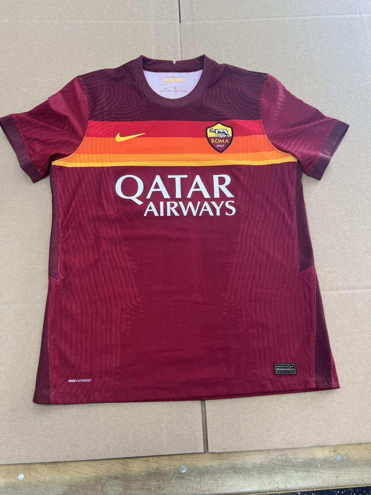 Nike Nike Roma 2020/21 Authentic Home Jersey Size US L / EU 52-54 / 3 - 1 Thumbnail