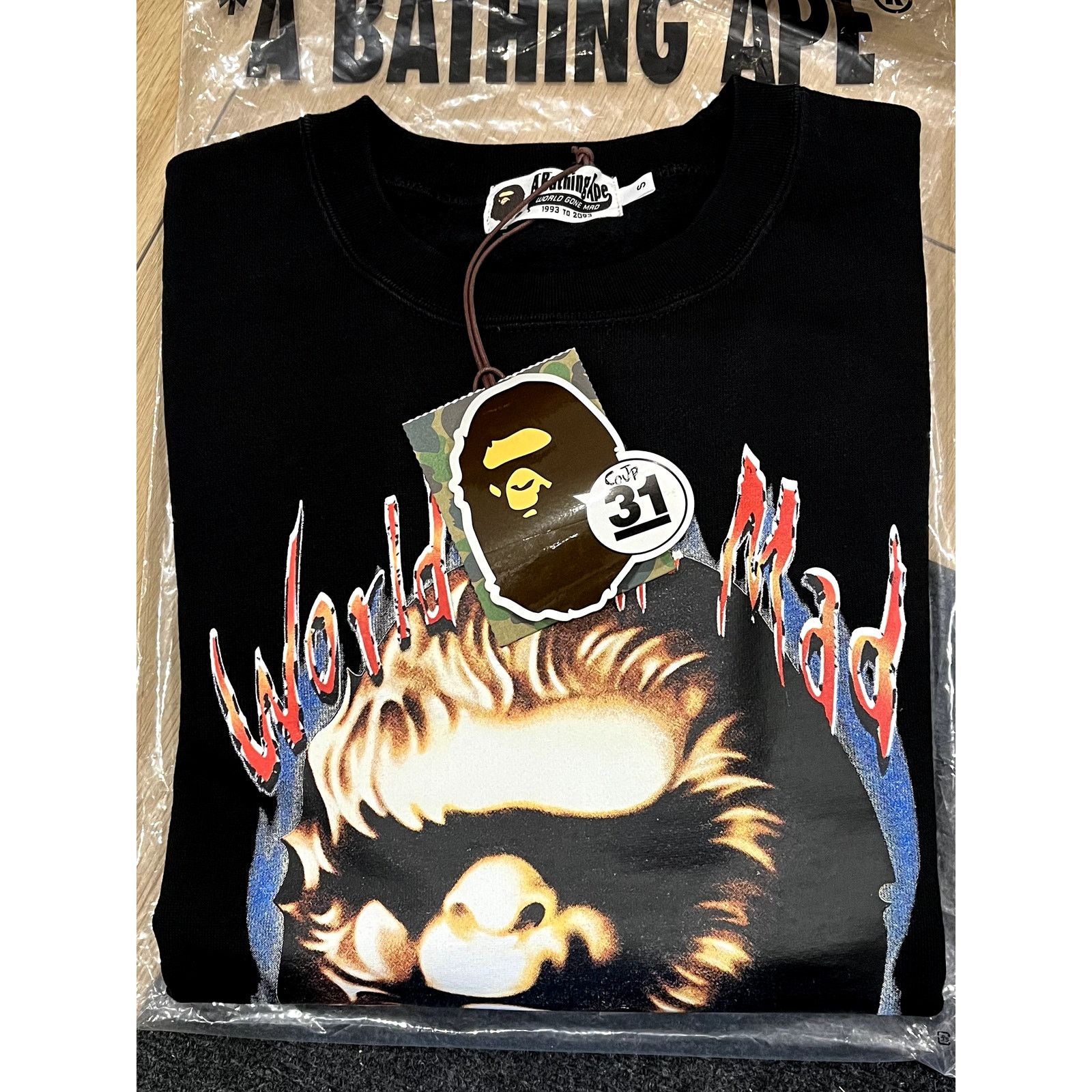 Bape BAPE Ape Head Graphic Crewneck Black Size US S / EU 44-46 / 1 - 2 Thumbnail