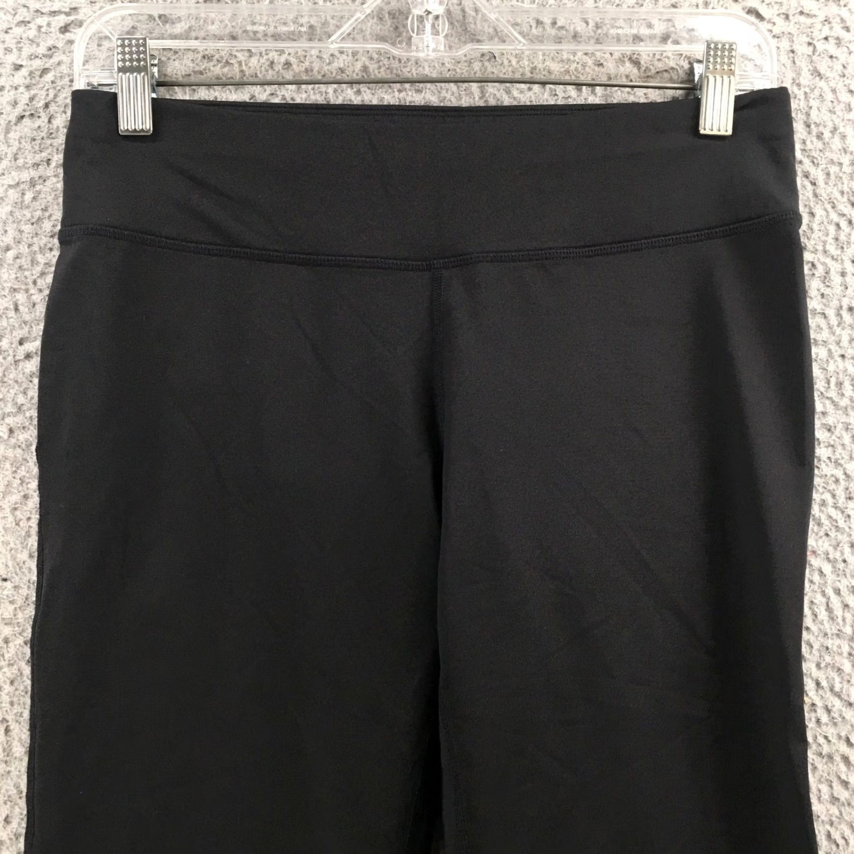 Calvin Klein Calvin Klein Capri Leggings Womens L Black Low Rise Elastic Waist Caprisactivewear Slim Fit Womens L Capris Black CK Leggings Size 36" / US 14 / IT 50 - 2 Thumbnail