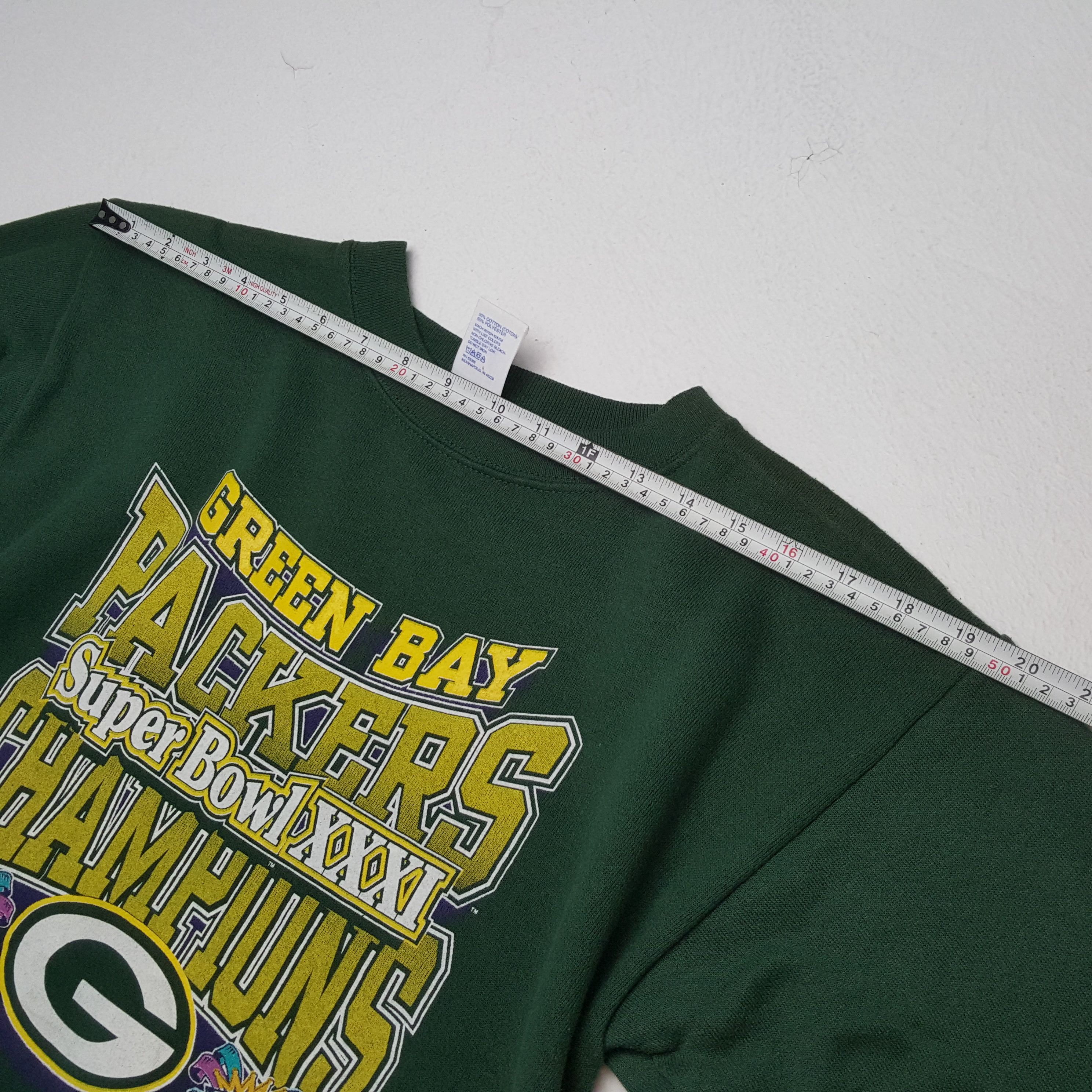 Logo 7 × NFL × Vintage GREEN BAY PACKERS NFL Team Vintage Sweatshirt Size US S / EU 44-46 / 1 - 4 Thumbnail