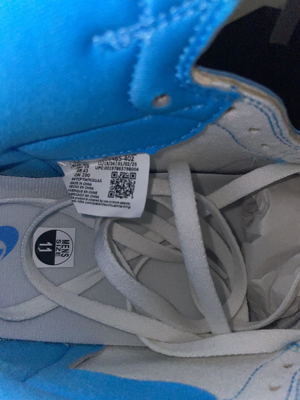 Jordan Brand × Nike × Retrofit AIR JORDAN 1 UNC REIMAGINED 2025 Size US 11 / EU 44 - 8 Thumbnail