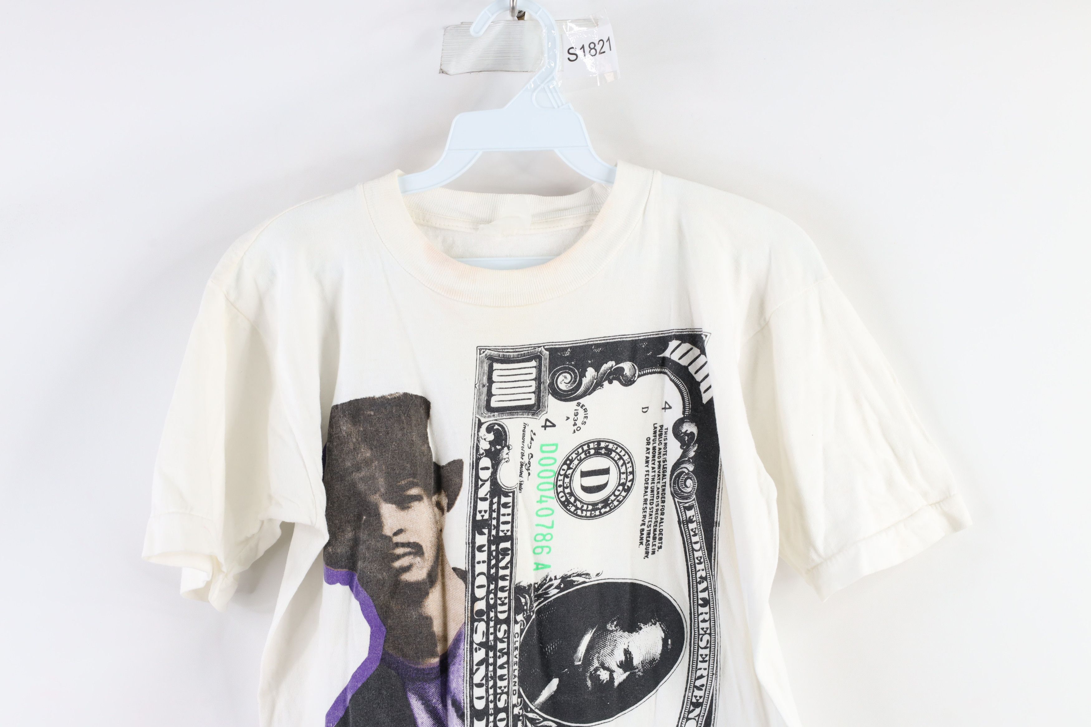 Vintage Vintage 90s Damon Wayans Mo Money Movie T-Shirt White USA Size US S / EU 44-46 / 1 - 2 Thumbnail