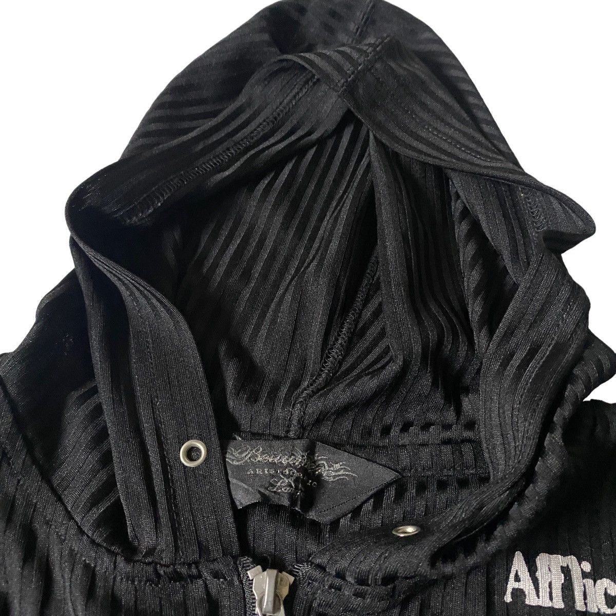 14th Addiction 2000's Beaumere Skull Poem Thermal Zip Hoodie Size US M / EU 48-50 / 2 - 8 Thumbnail