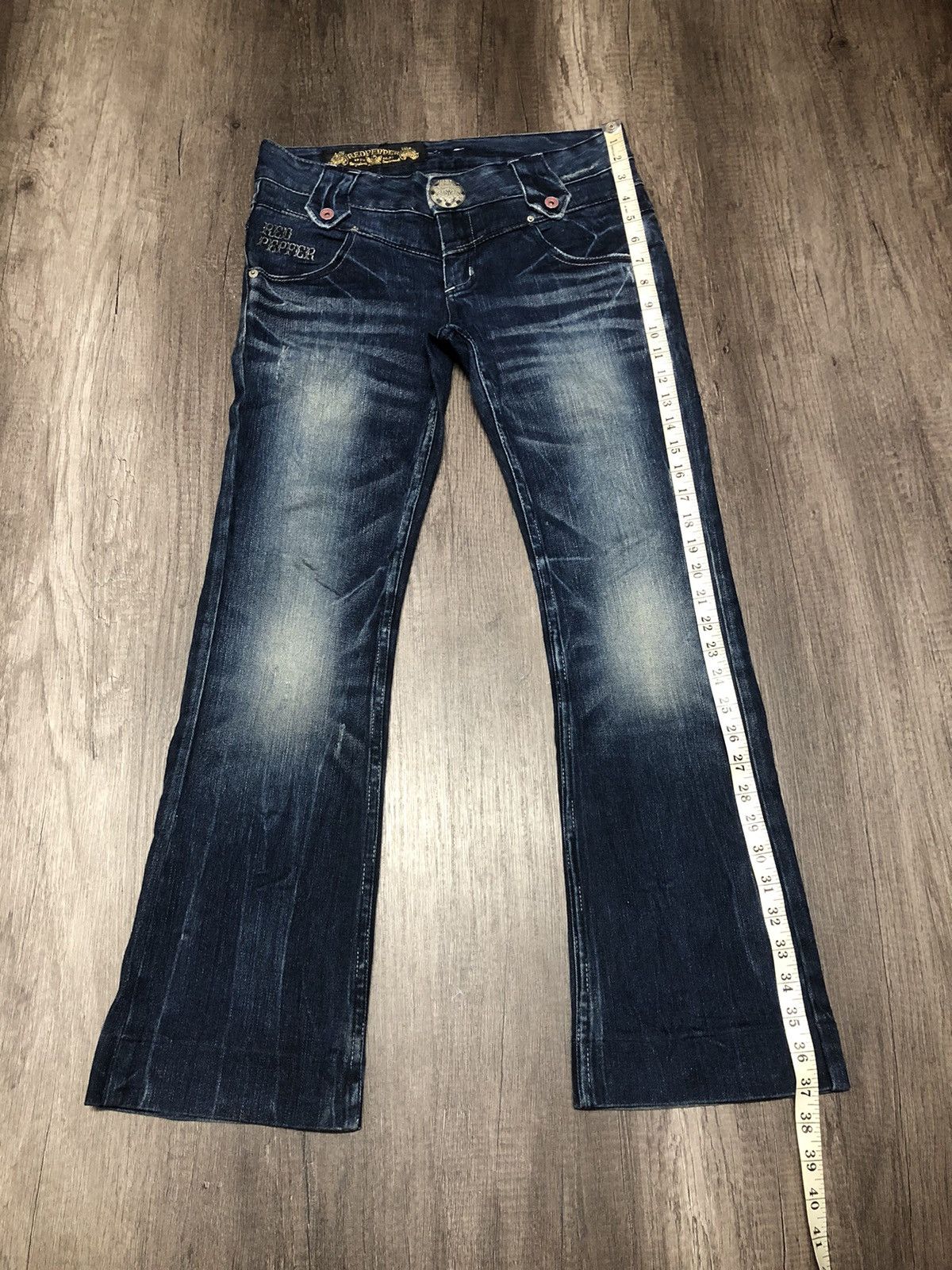 Designer × Japanese Brand Vintage Red Pepper Jeans Gold Label Japanes Brand Size 30" / US 8 / IT 44 - 4 Thumbnail