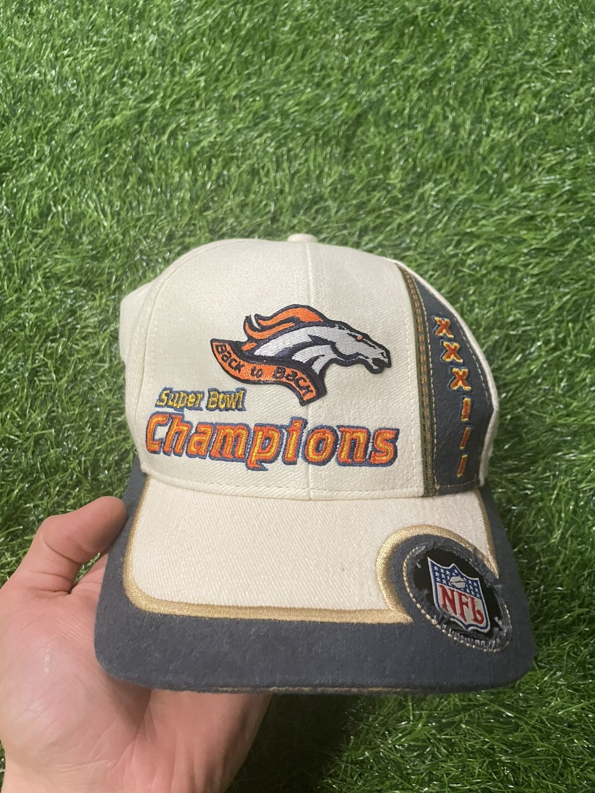 NFL × Vintage Vintage NFL Denver Broncos Super Bowl Logo Athletics Hat Size ONE SIZE - 2 Thumbnail