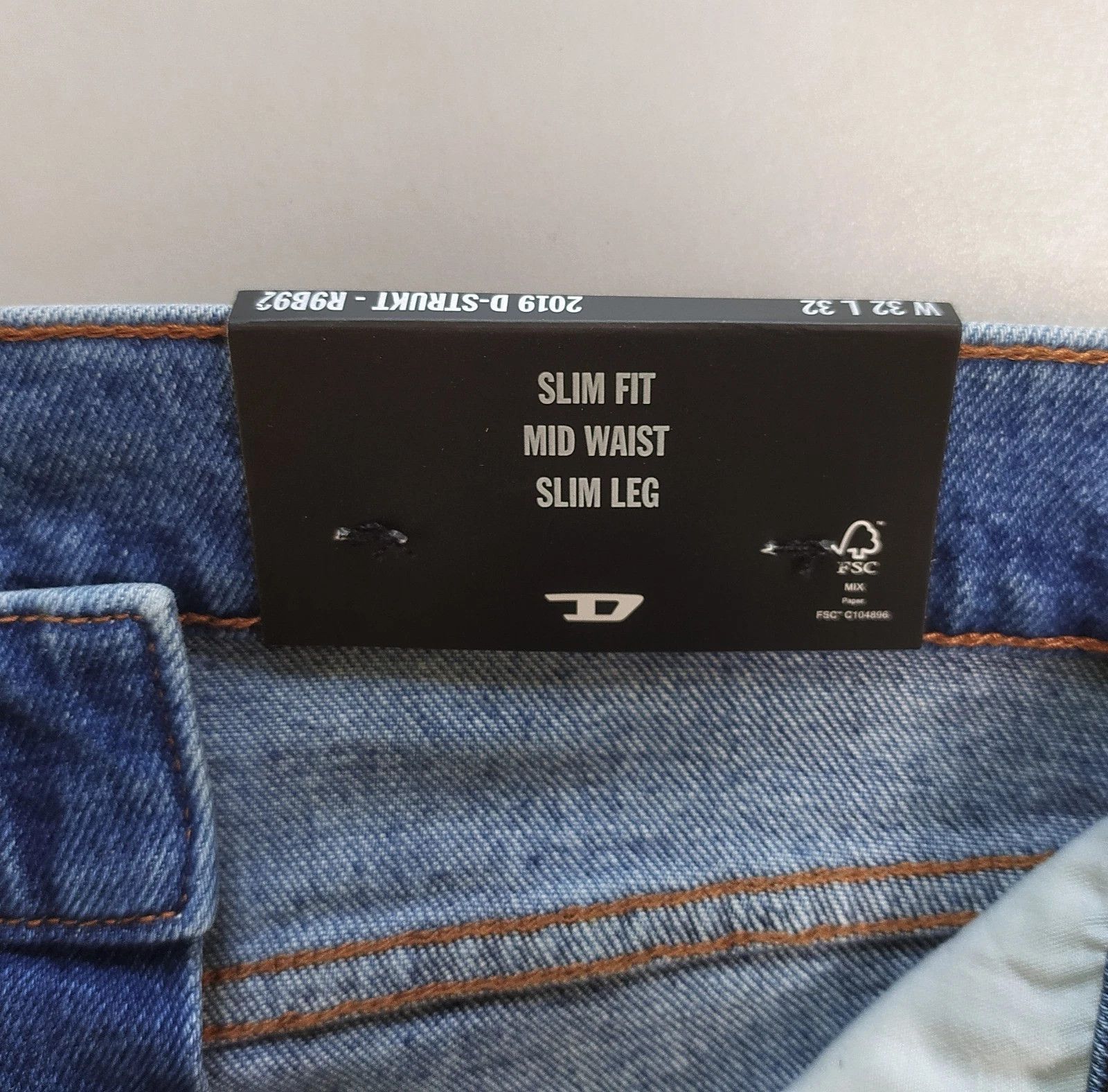 Diesel Diesel 2019 D-STRUKT-R L.32 MENS JEANS T/9667 Size US 32 / EU 48 - 7 Thumbnail