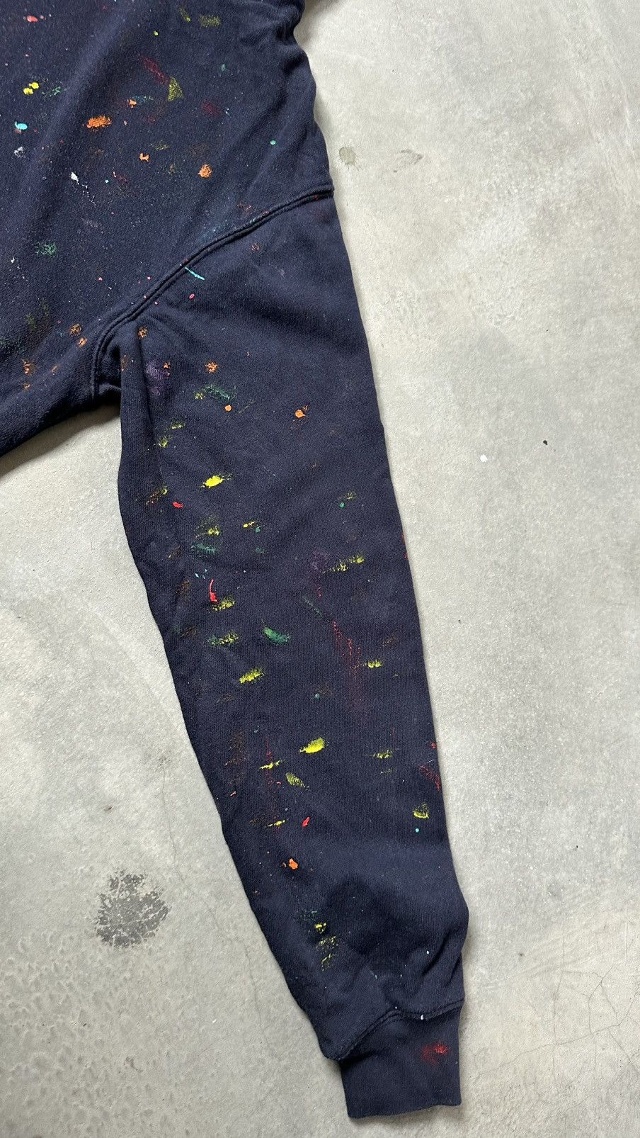 Vintage VINTAGE PAINT SPLASH HOODIE Size US XL / EU 56 / 4 - 5 Thumbnail