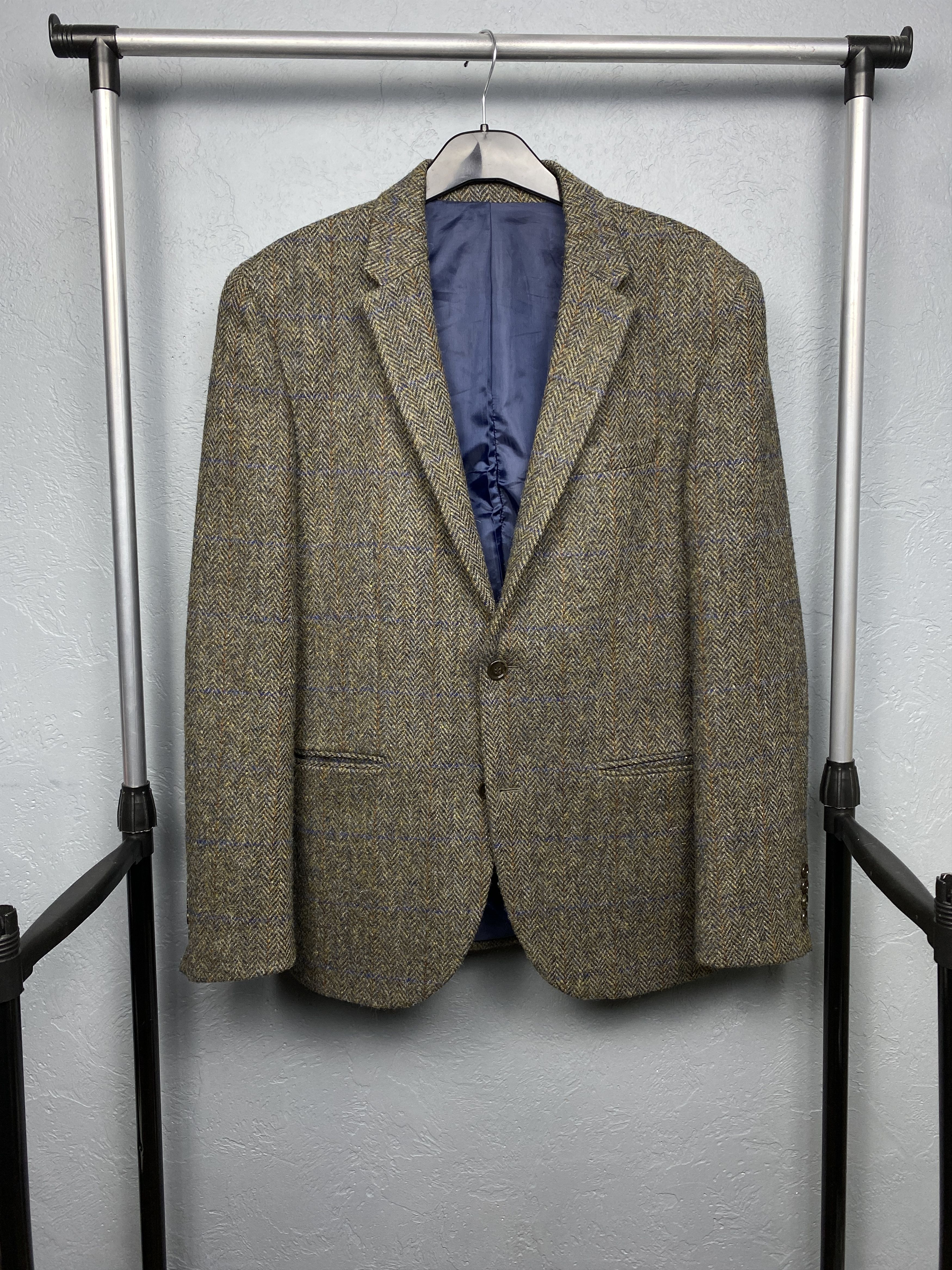 Harris Tweed Harris Tweed Wool Two Buttons Blazer Jacket Size US L / EU 52-54 / 3 - 1 Thumbnail