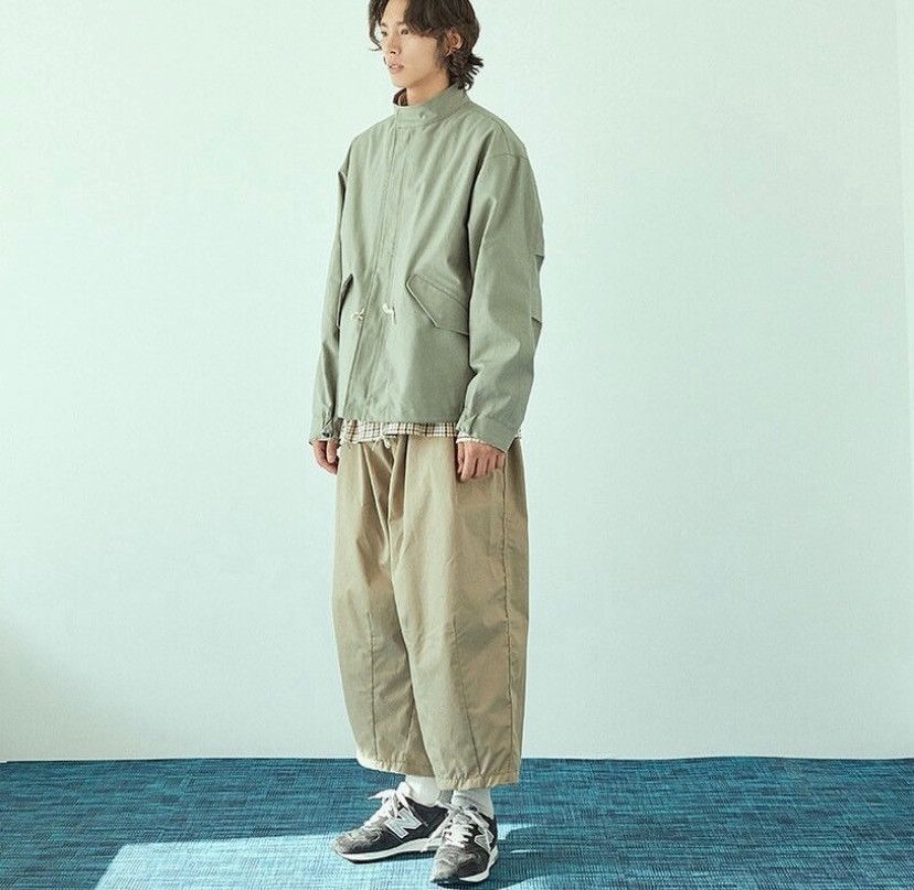 パンツ Yohji Yamamoto Linen Balloon Cargo Pant COTTON TWILL “PEONY“ EMBROIDERY HAKAMA BALLOON PANTS(M Black