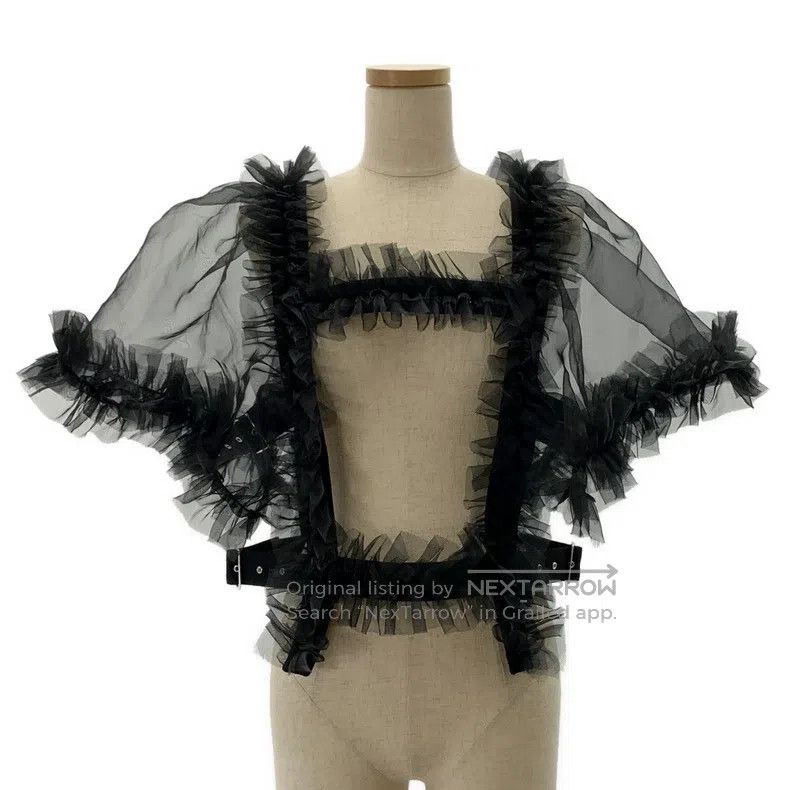 Comme des Garcons Comme Des Garcons Black Vintage Lace Design Top Size M / US 6-8 / IT 42-44 - 1 Thumbnail