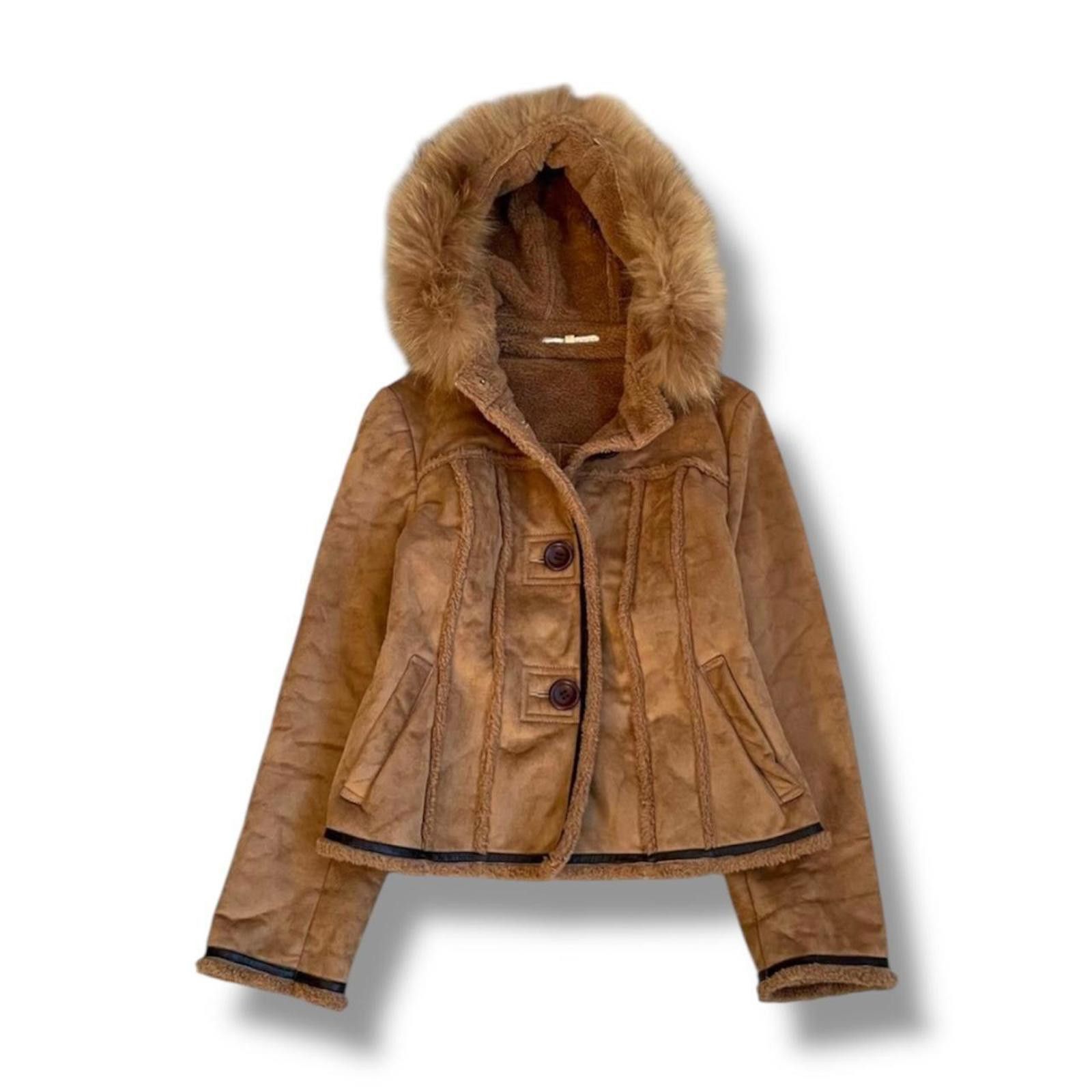 Other Real raccoon fur whimsy goth vintage snow bunny coat jacket Size XS / US 0-2 / IT 36-38 - 1 Thumbnail
