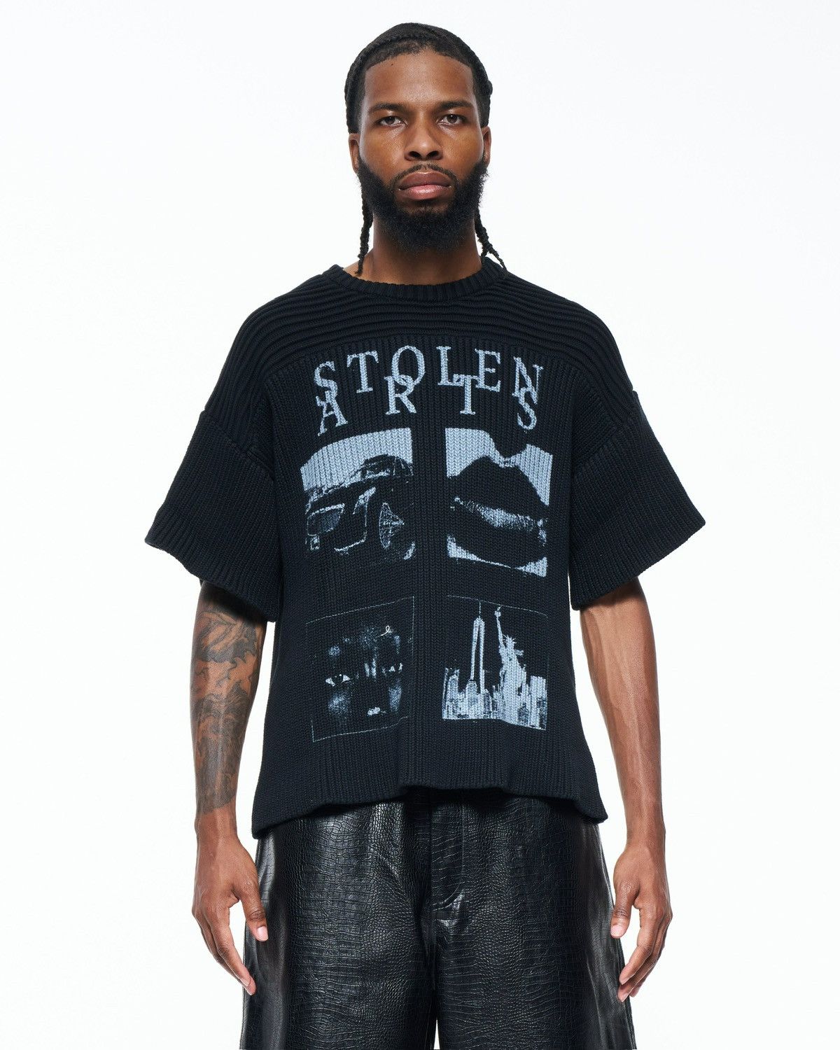 Other Stolen Arts HOU 2 NY Knit Shirt Size US L / EU 52-54 / 3 - 6 Thumbnail