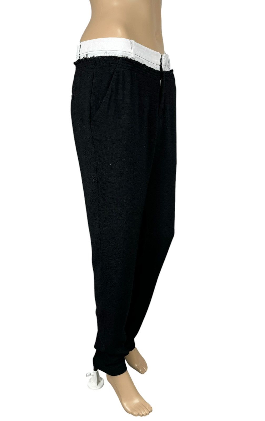 Helmut Lang Helmut Lang Archive Double Waist Pants Wool-Silk size 2 Size 27" / US 4 / IT 40 - 3 Thumbnail