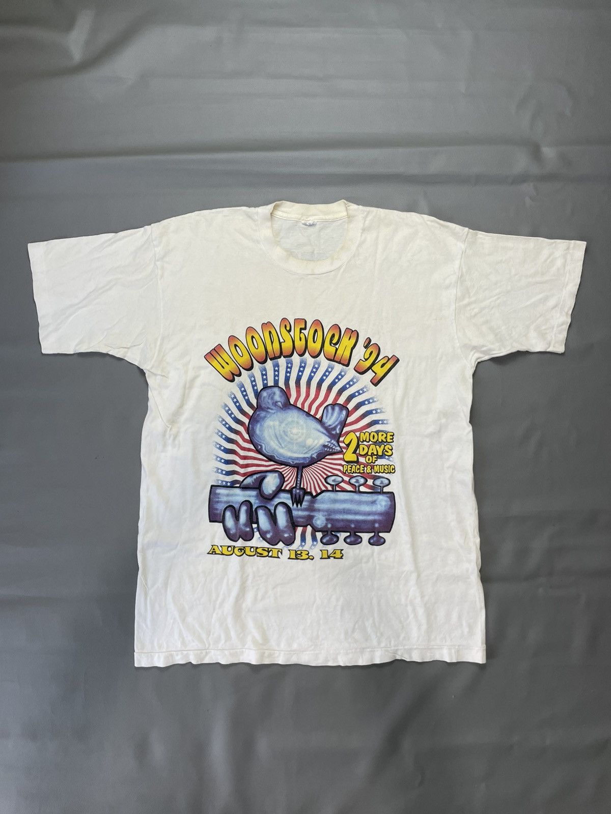 Band Tees Rare Vintage Woodstock 94 Tee shirt Size US XL / EU 56 / 4 - 1 Thumbnail