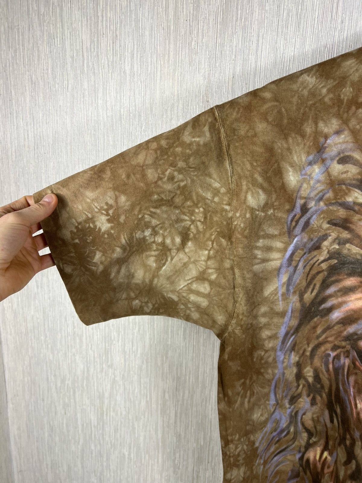 Liquid Blue Vintage 90s Liquid Blue Star Wars Chewbacca tie dye t-shirt Size US L / EU 52-54 / 3 - 13 Thumbnail
