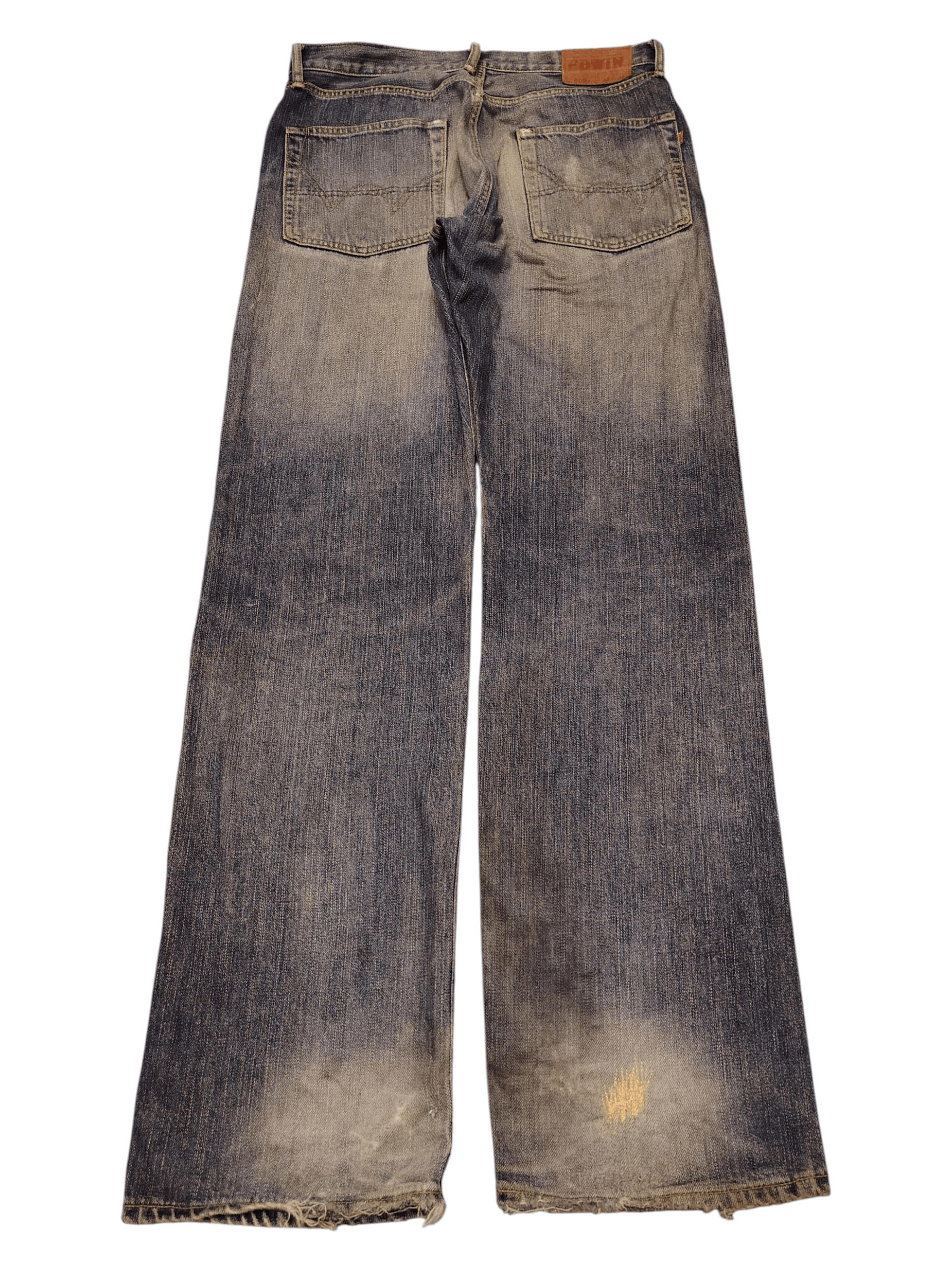 Kapital Edwin 505z Selvedge Jeans Distressed Flare Jeans Size US 33 - 2 Thumbnail