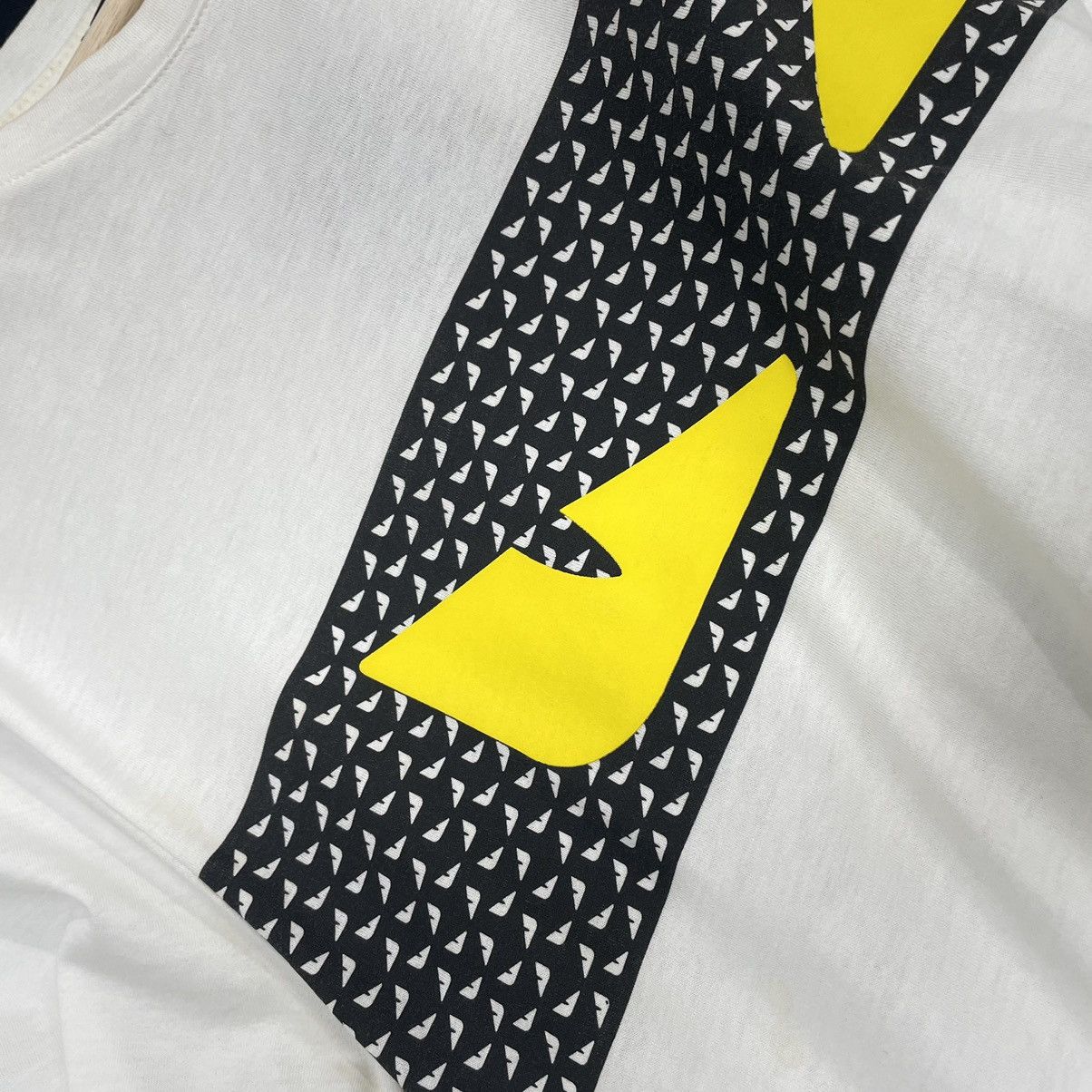 Fendi Logo White Tee