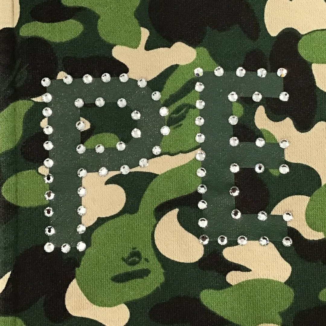 Bape × Swarovski BAPE logo Swarovski full zip hoodie ABC camo a bathing ape Size US L / EU 52-54 / 3 - 5 Thumbnail