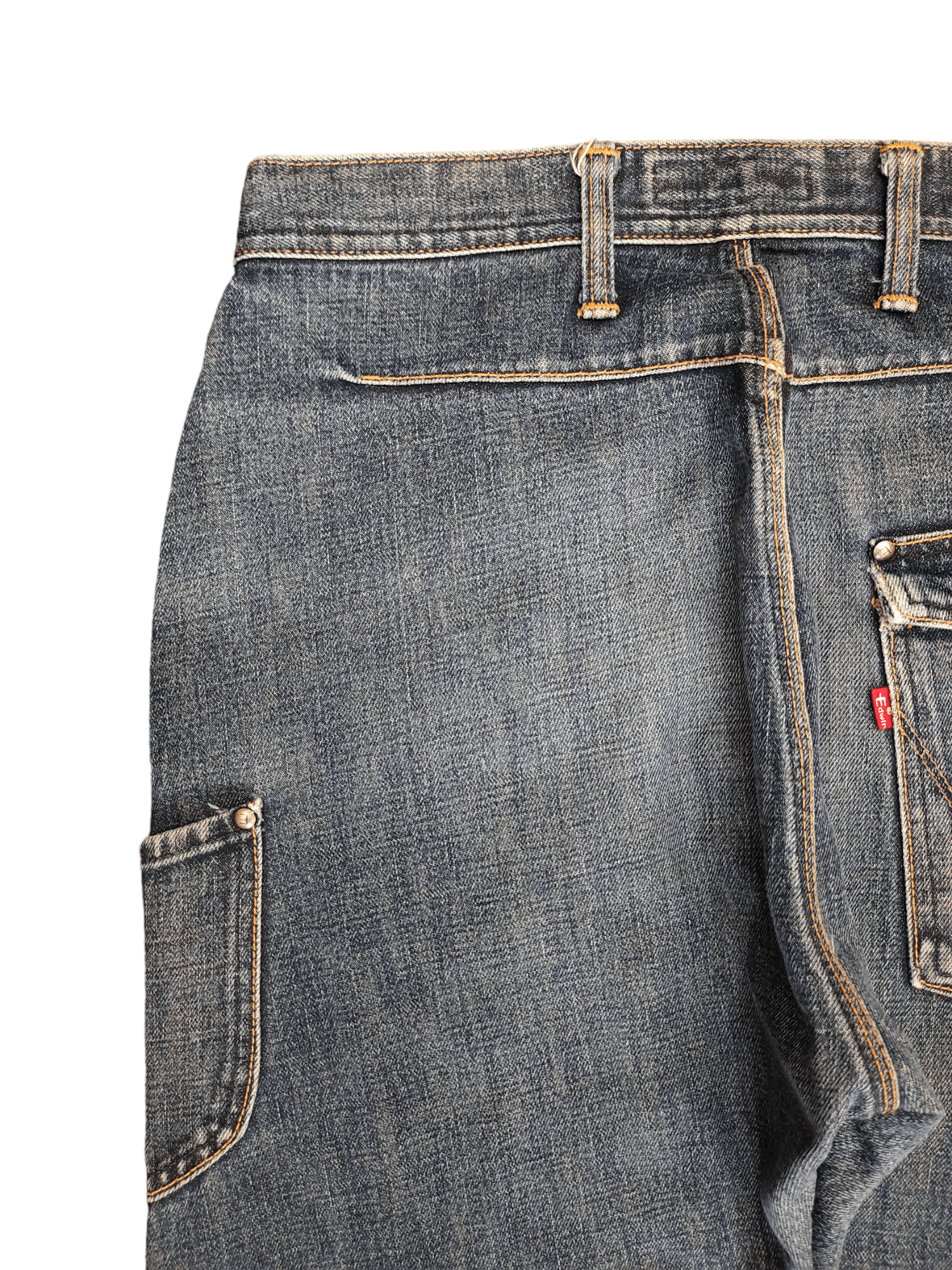 Comme des Garcons × Undercover Vintage 90s E Function Edwin Spiral Cut Denim Jeans Size US 30 / EU 46 - 6 Thumbnail