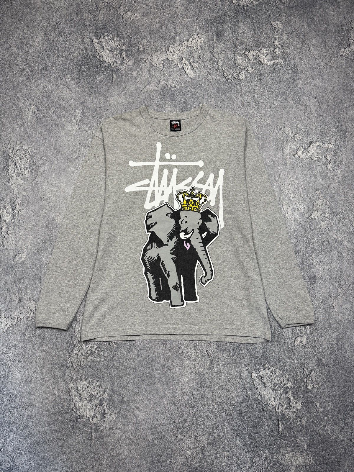 Stussy Stussy Elephant Crewneck Y2K Sleeve Size US M / EU 48-50 / 2 - 1 Thumbnail
