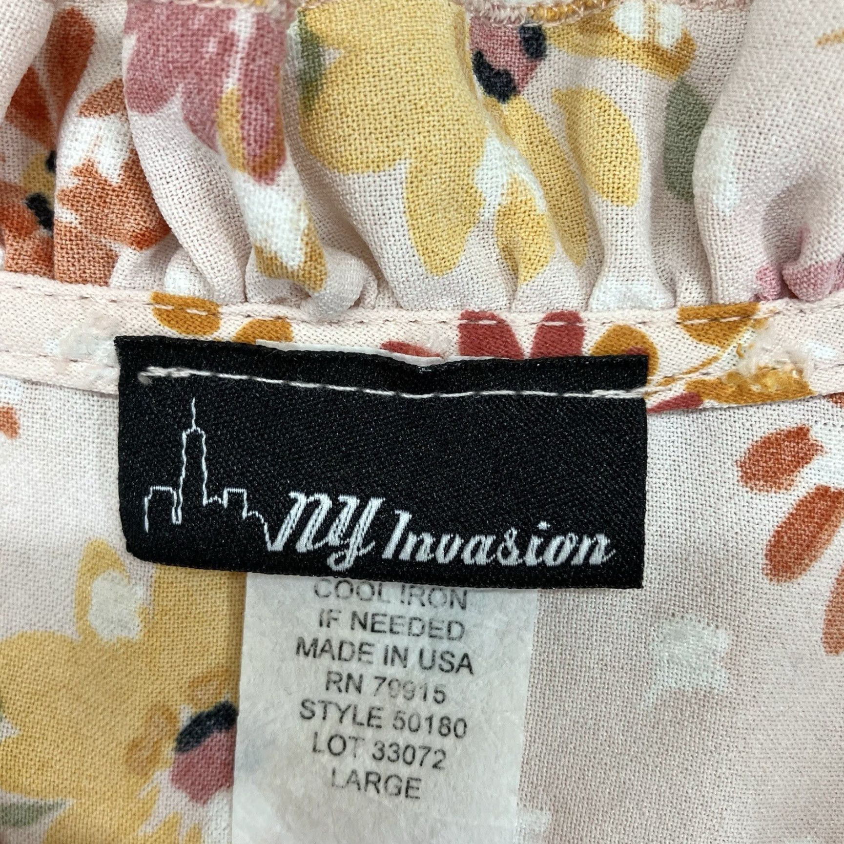 Etro VINTAGE Ny Invasion Women's Top Flutter Front Tie V-Neck Floral 90s Bohemian Pink Flutter Sleeve Regular L Blouse Size L / US 10 / IT 46 - 3 Thumbnail