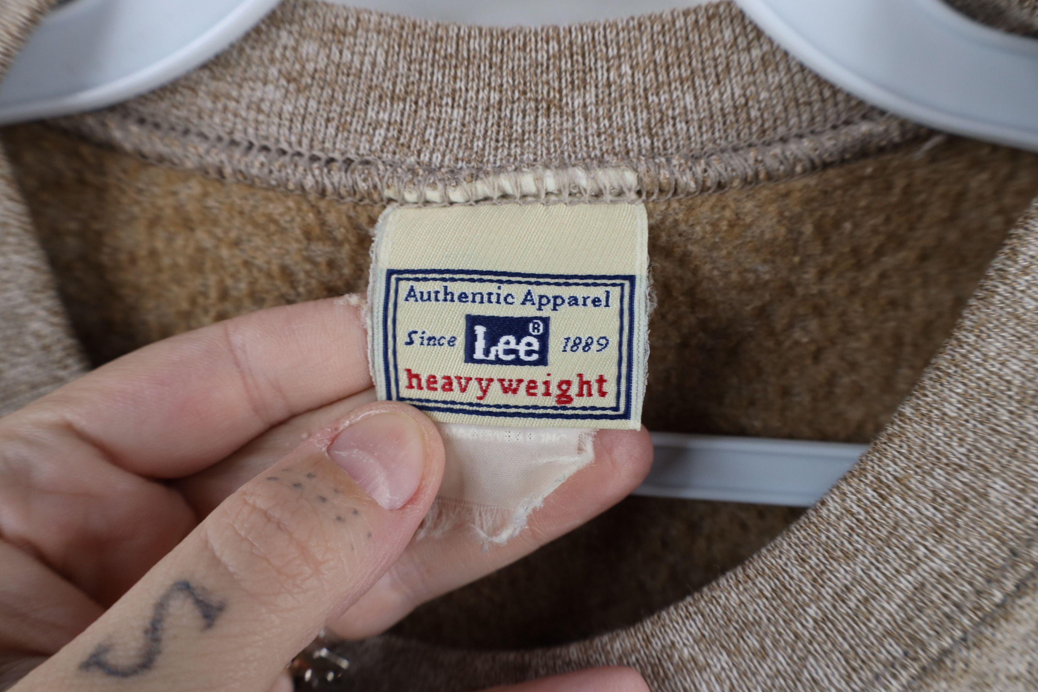 Vintage Vintage 90s Streetwear Orchard Crewneck Sweatshirt Beige Size L / US 10 / IT 46 - 6 Thumbnail