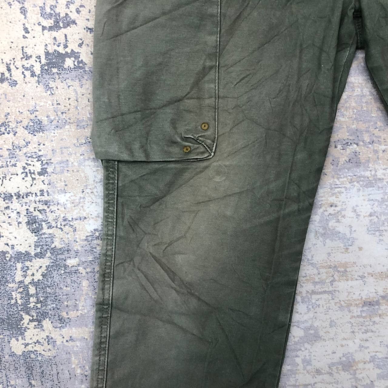 Edwin P792 EDWIN RUSTY DISTRESSED CARGO SKINNY PANTS Size US 35 - 5 Thumbnail