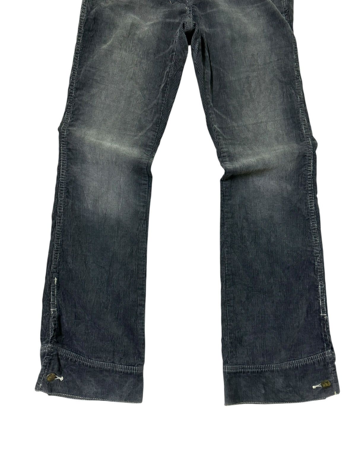 Hysteric Glamour × Lee VINTAGE LEE CORDUROY BLACK FADED Size US 27 - 6 Thumbnail