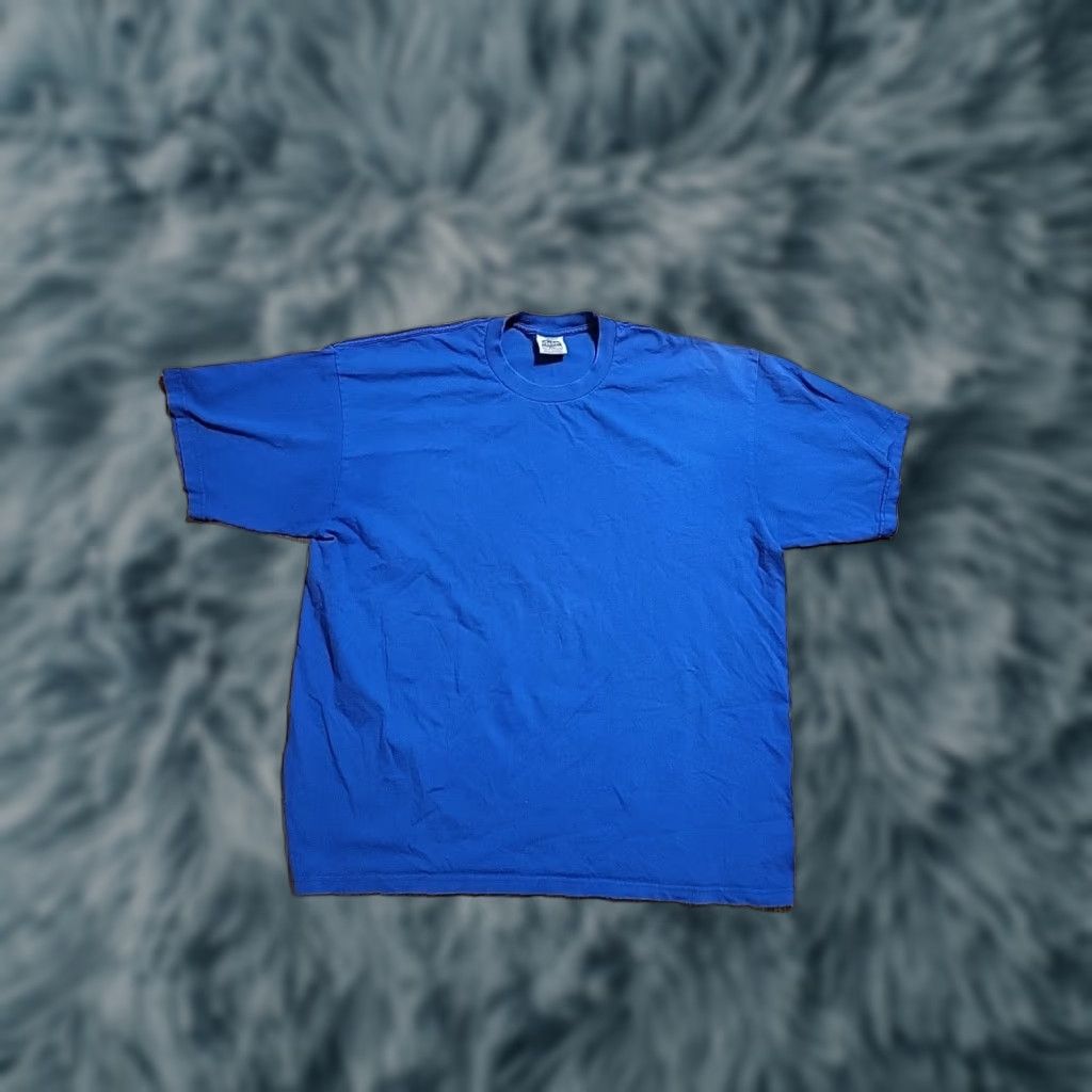 Vintage Pro 5 T-Shirt 3XL SS Royal Blue 100% Cotton Crew Neck Short Sleeve Big & Tall Mens Size US XXL / EU 58 / 5 - 1 Thumbnail