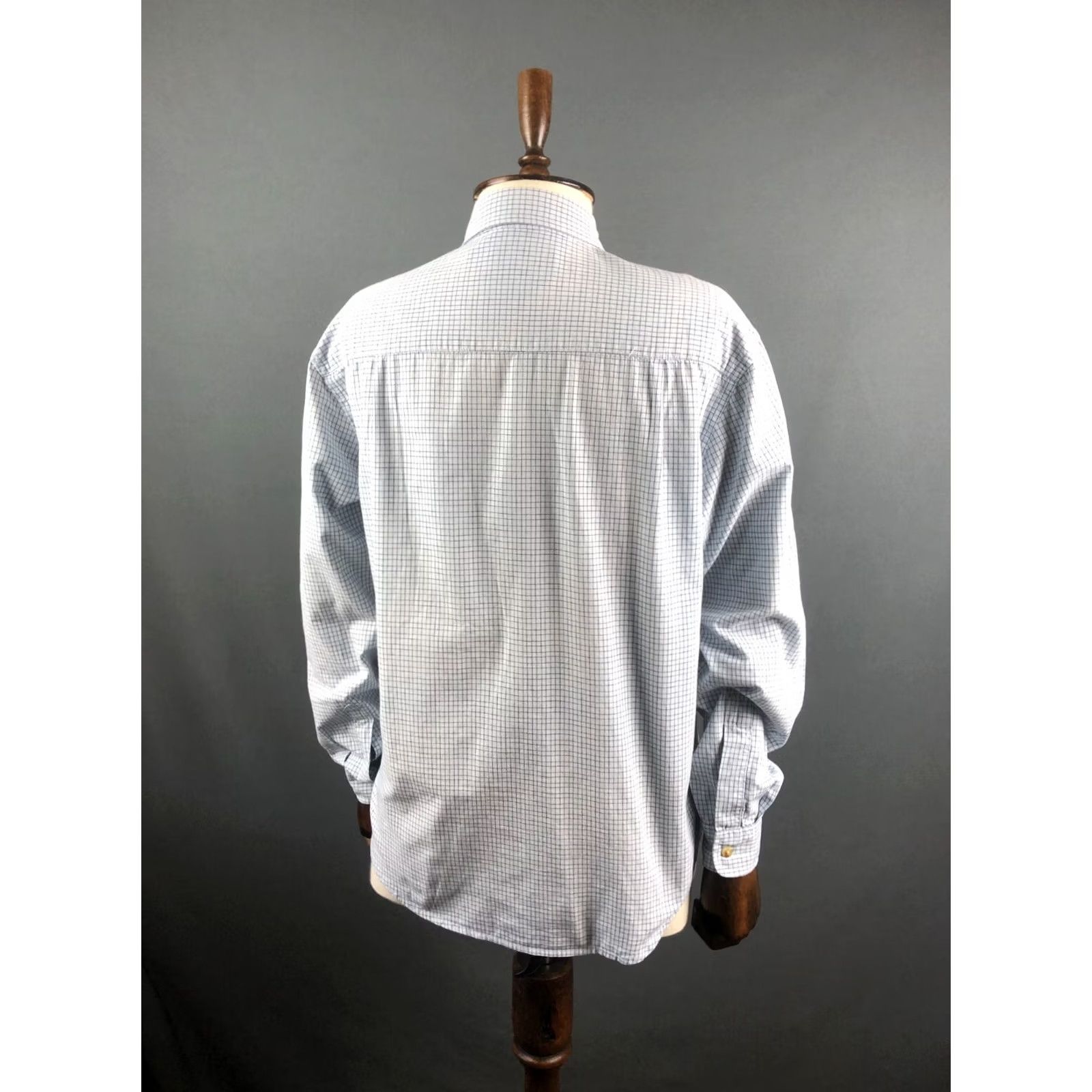 Vintage Fjallraven Shirt Womens M Blue Blouse Cotton Women Size Check Size M / US 6-8 / IT 42-44 - 3 Thumbnail