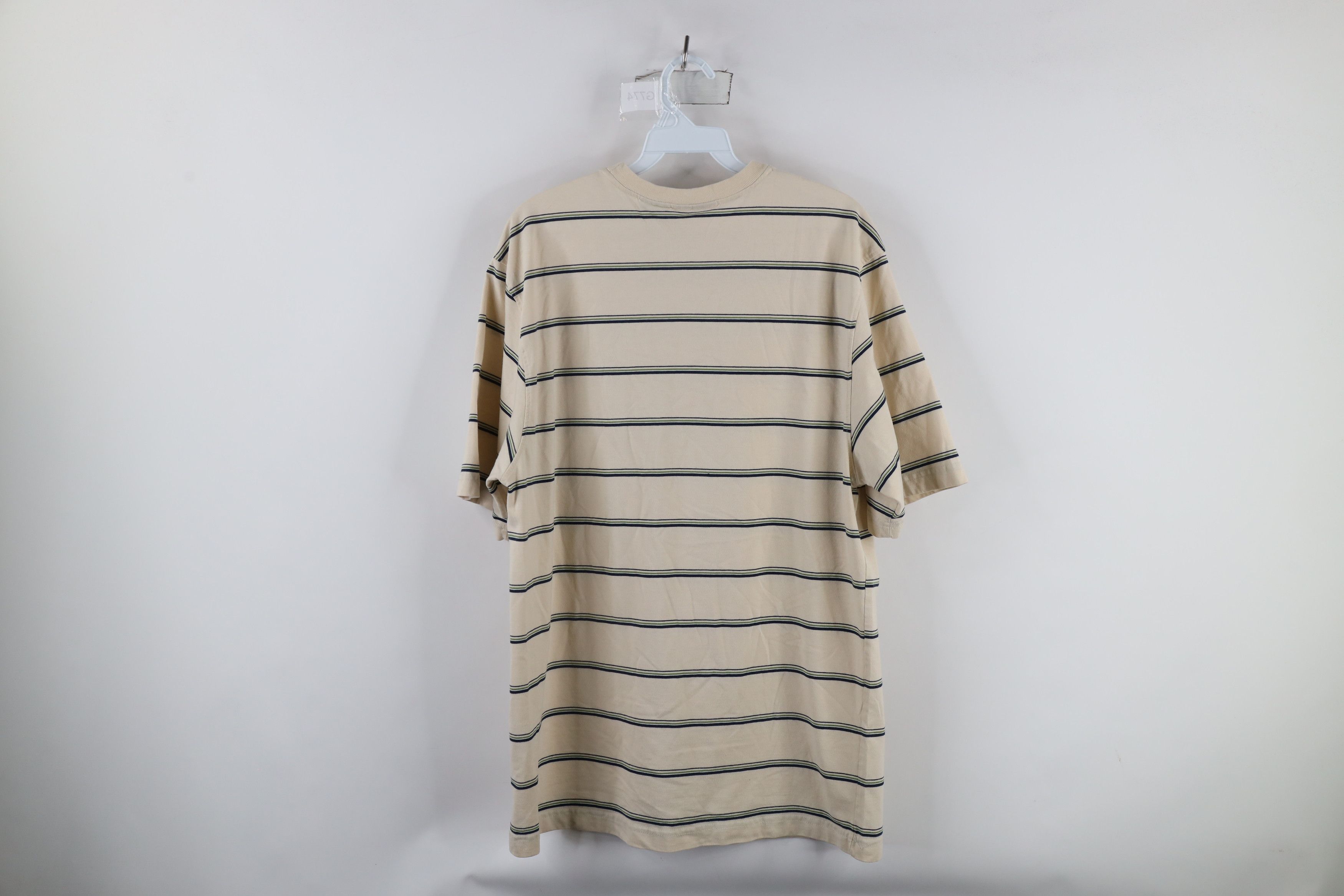 Vintage Vintage 90s Streetwear Striped Short Sleeve Pocket T-Shirt Size US M / EU 48-50 / 2 - 6 Thumbnail