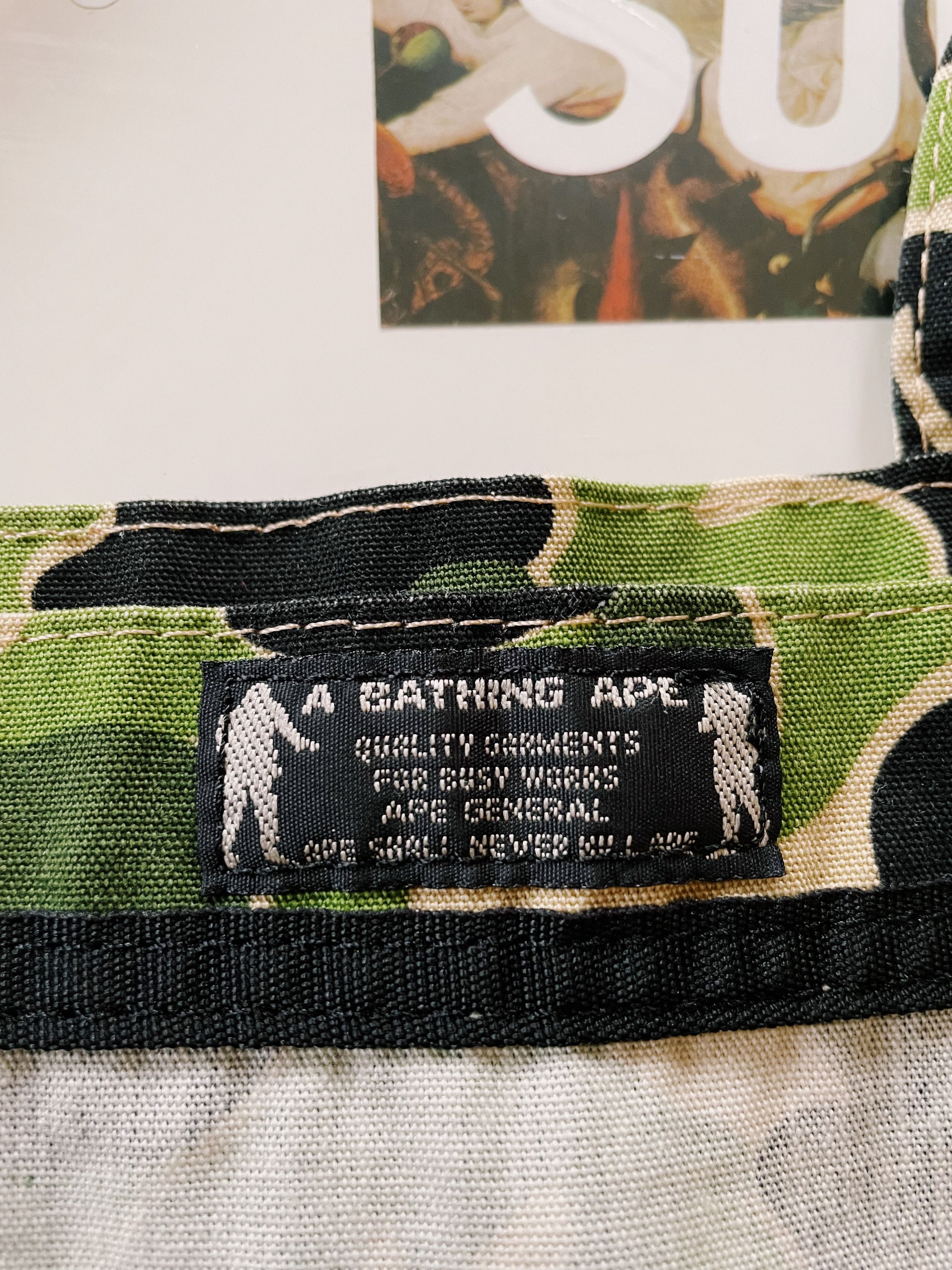 Bape × Nigo × Vintage Vintage Y2K Bape A Bathing Ape ABC Camo Tote Bag Size ONE SIZE - 3 Thumbnail