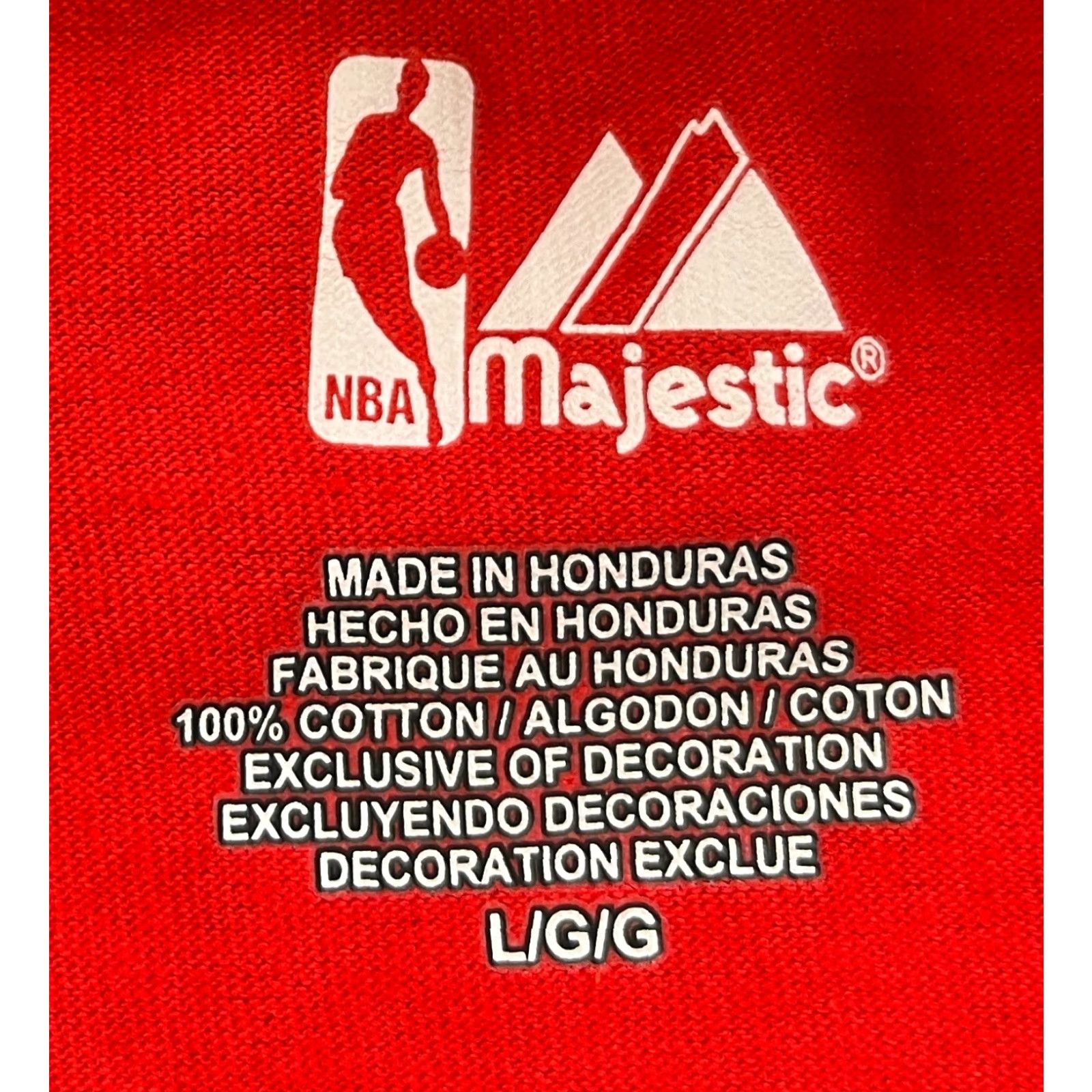 NBA Men's NBA Chicago Bulls #1 Derrick Rose T-Shirt Majestic Sz L Red Size US L / EU 52-54 / 3 - 5 Thumbnail