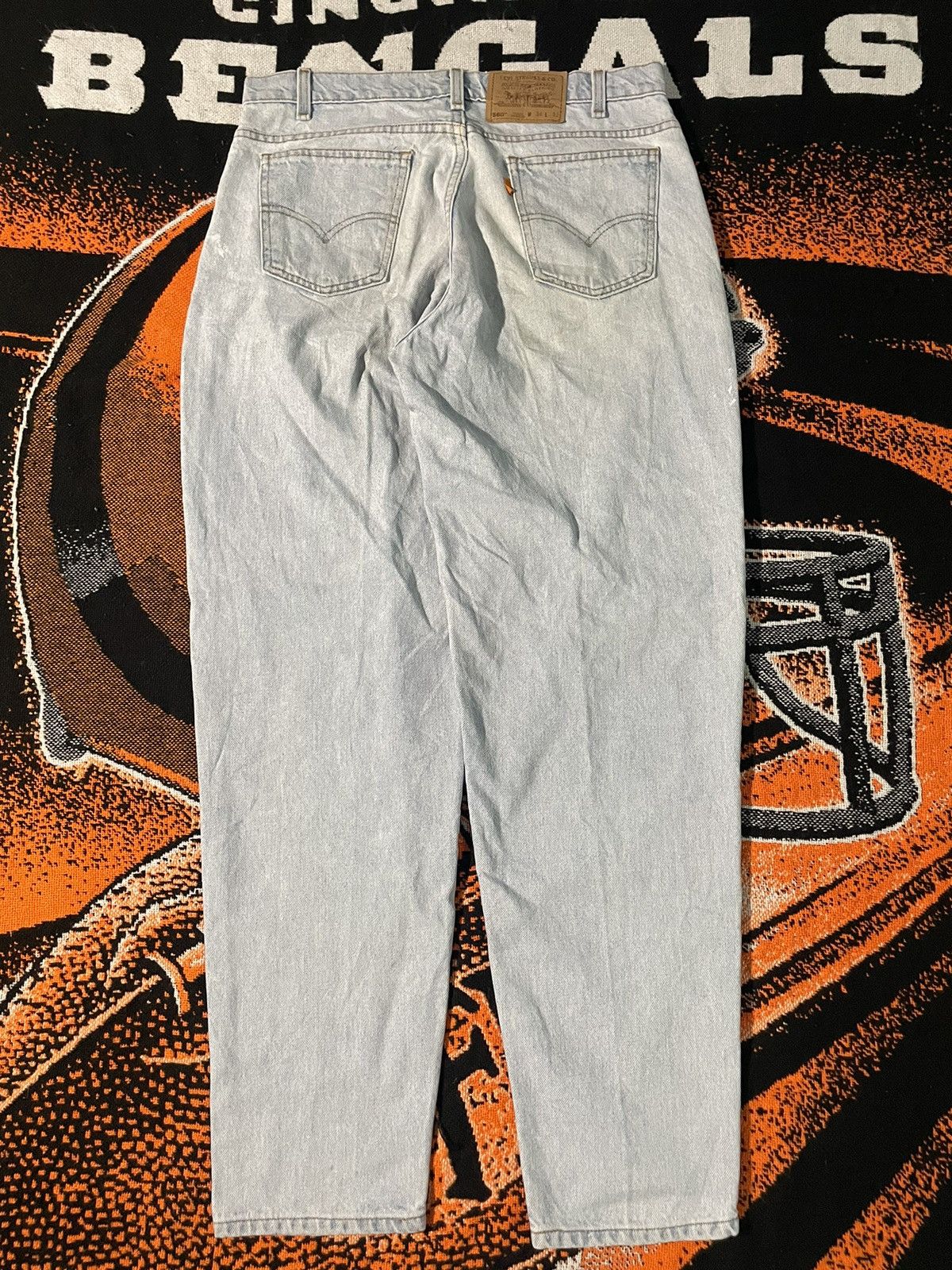 Levi's Vintage Levi’s 560 Loose Fit Tapered Leg 90s Jeans Pants Size US 34 / EU 50 - 5 Thumbnail