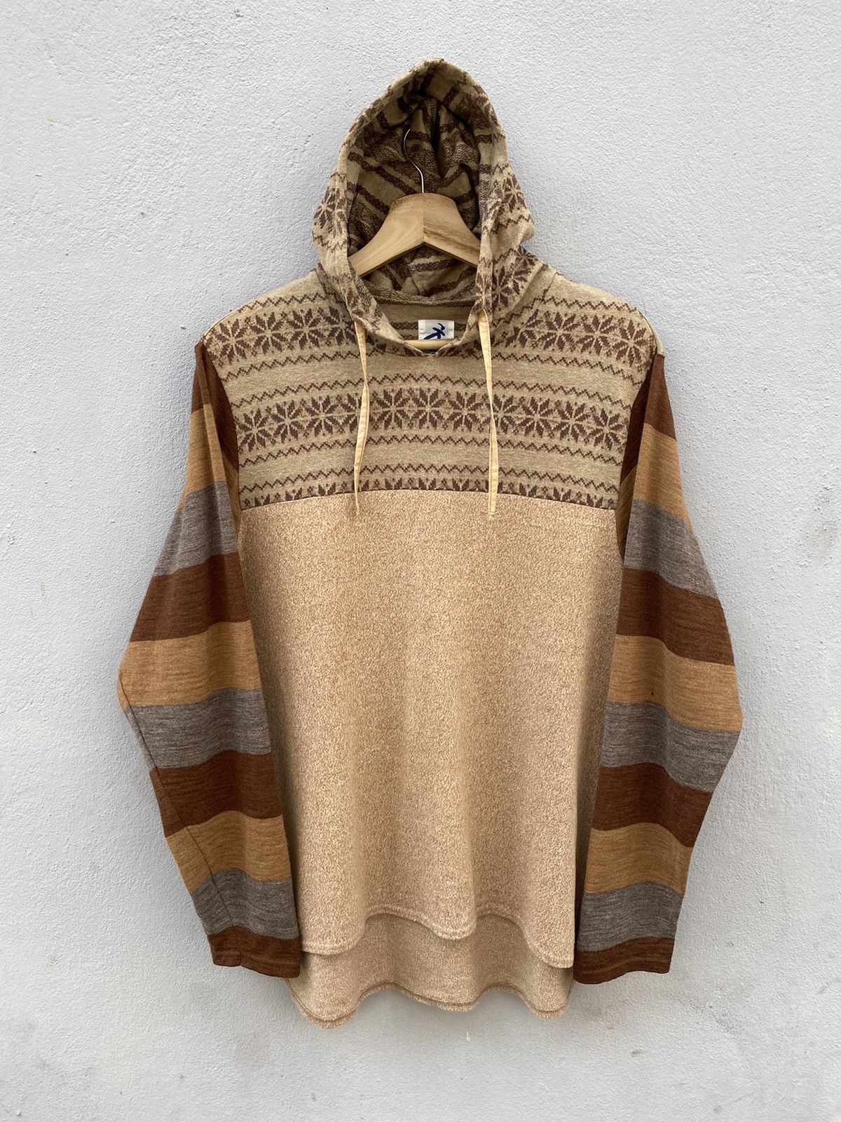 Hai Sporting Gear × Issey Miyake Vintage HAI SPORTING GEAR Native / Navajo Hoodie Size US M / EU 48-50 / 2 - 2 Thumbnail