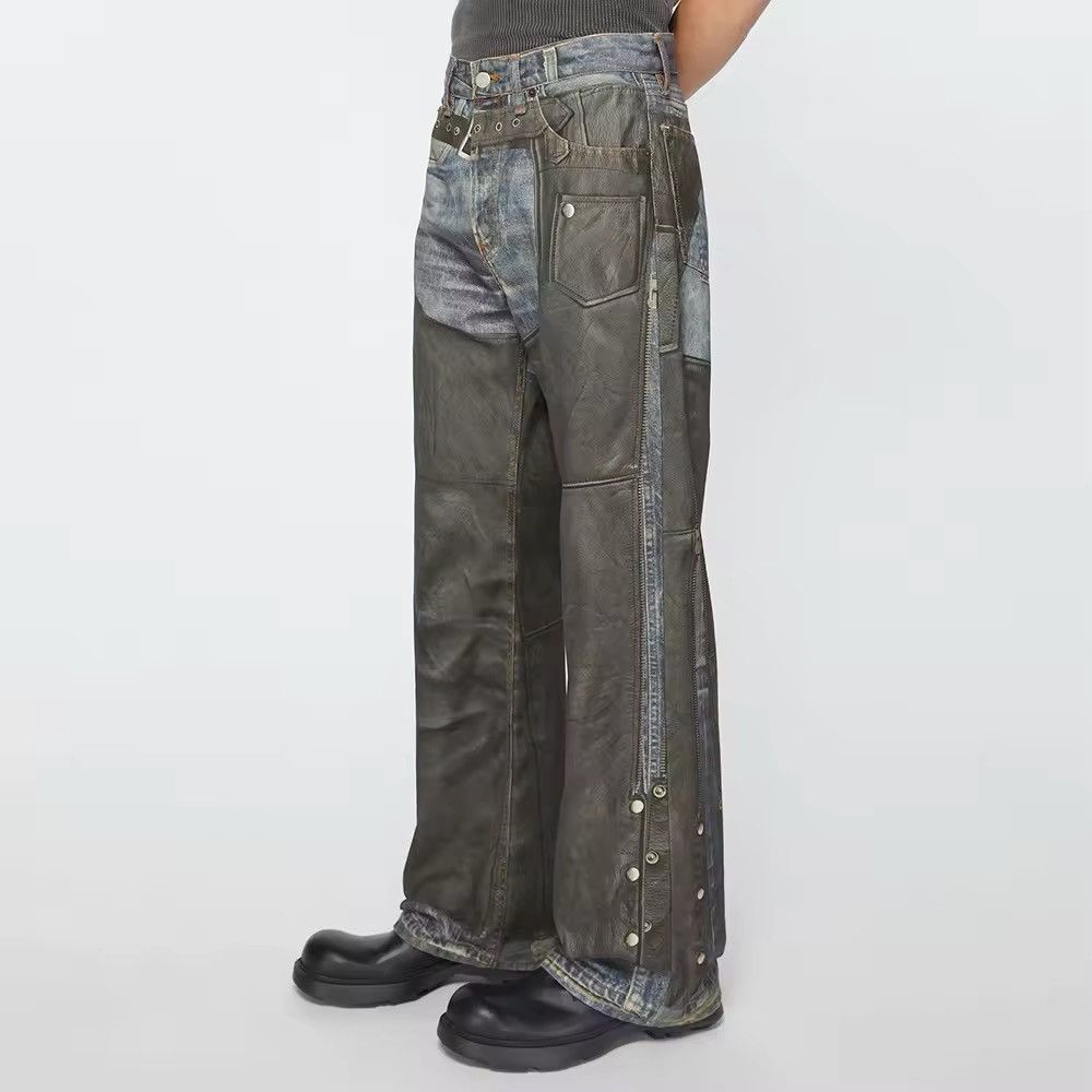 Jean High Street Pu Leather Patchwork Size US 31 - 4 Thumbnail