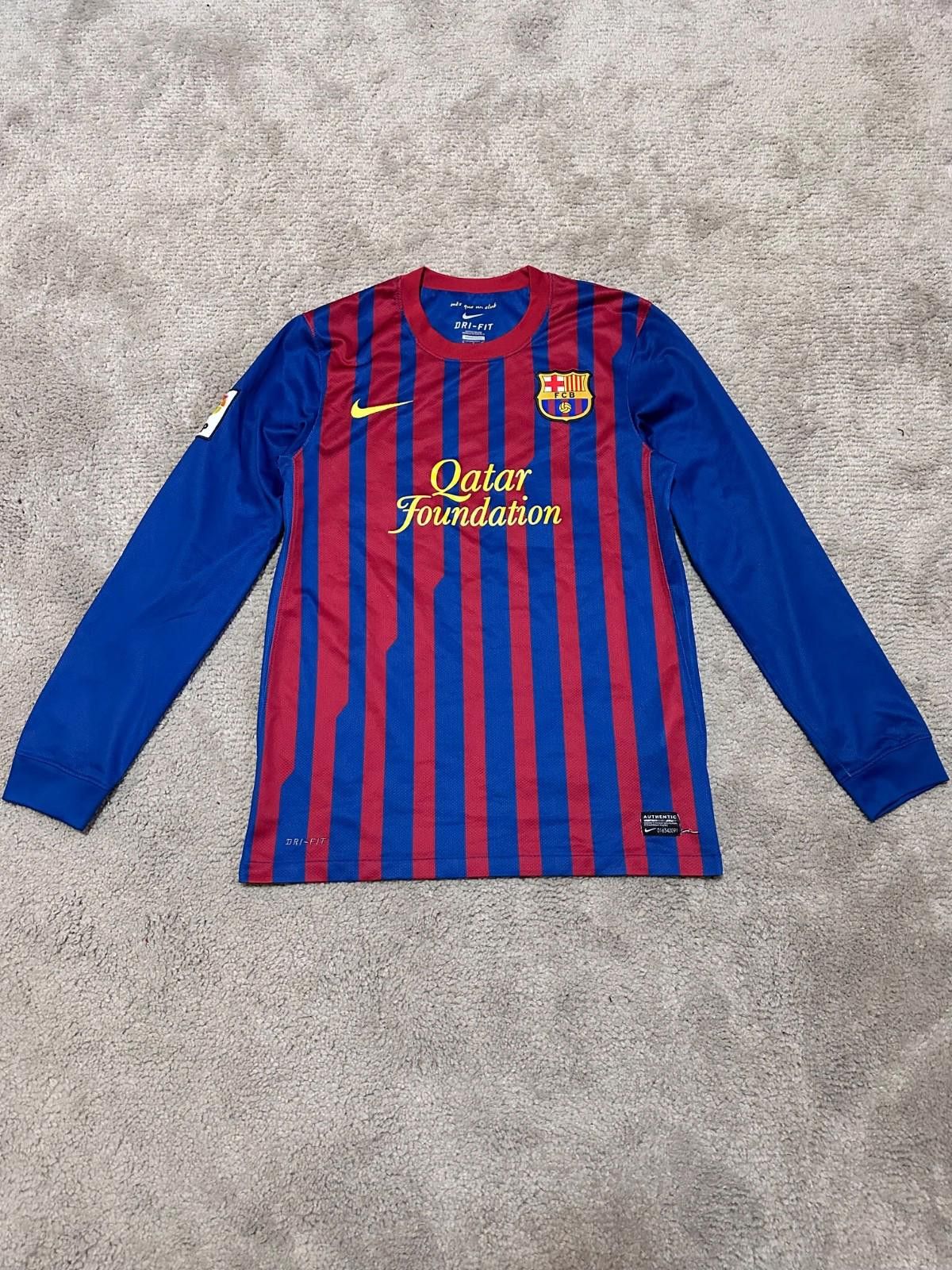 Nike BARCELONA 2011 2012 HOME SHIRT JERSEY LONG SLEEVE NIKE S Size US S / EU 44-46 / 1 - 1 Thumbnail