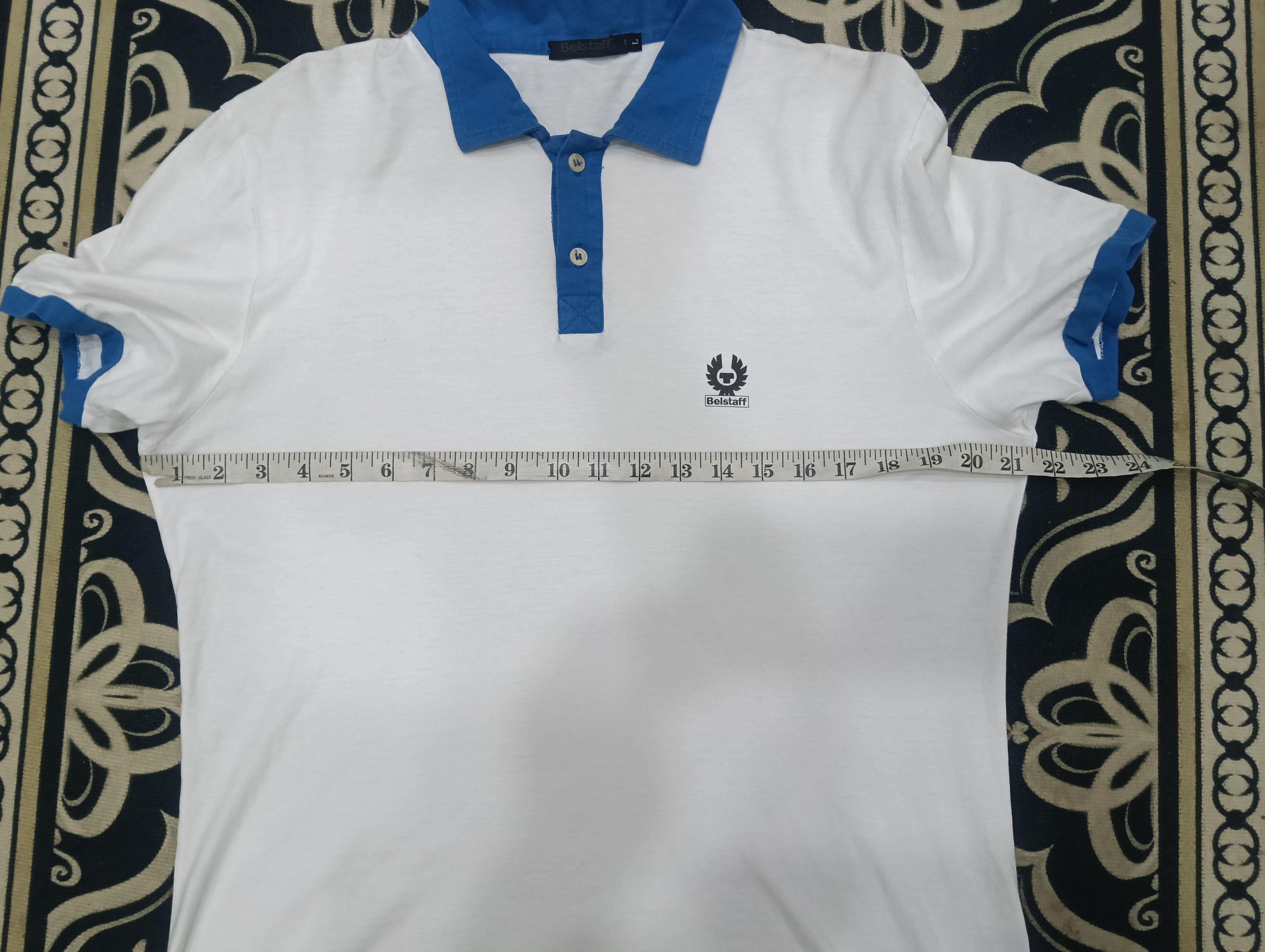 Belstaff × Vintage Vintage Belstaff Polo Tee Rare Size US L / EU 52-54 / 3 - 8 Thumbnail