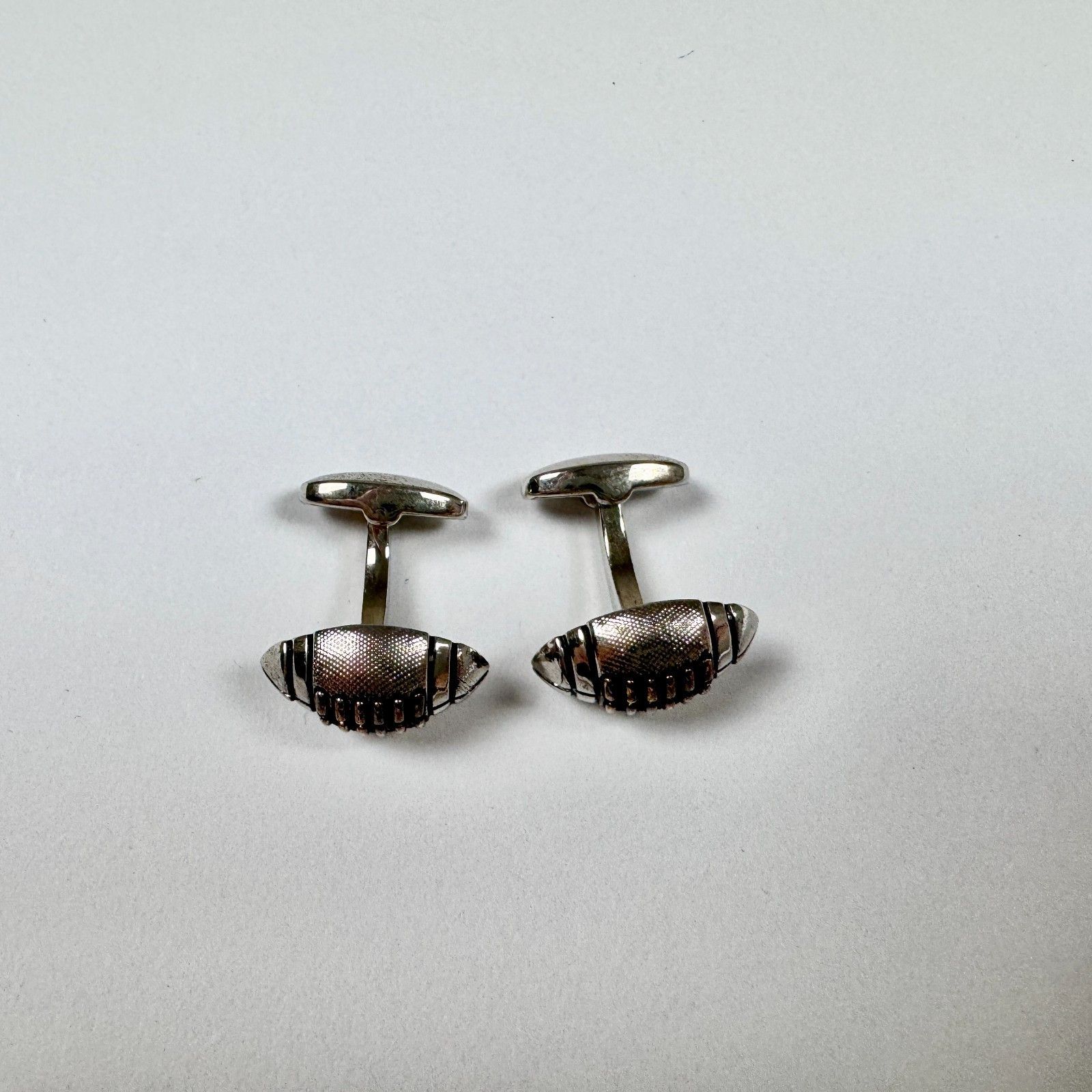 Paul Smith Paul Smith Silver Football Rugby Cufflinks Sporty Size ONE SIZE - 9 Thumbnail