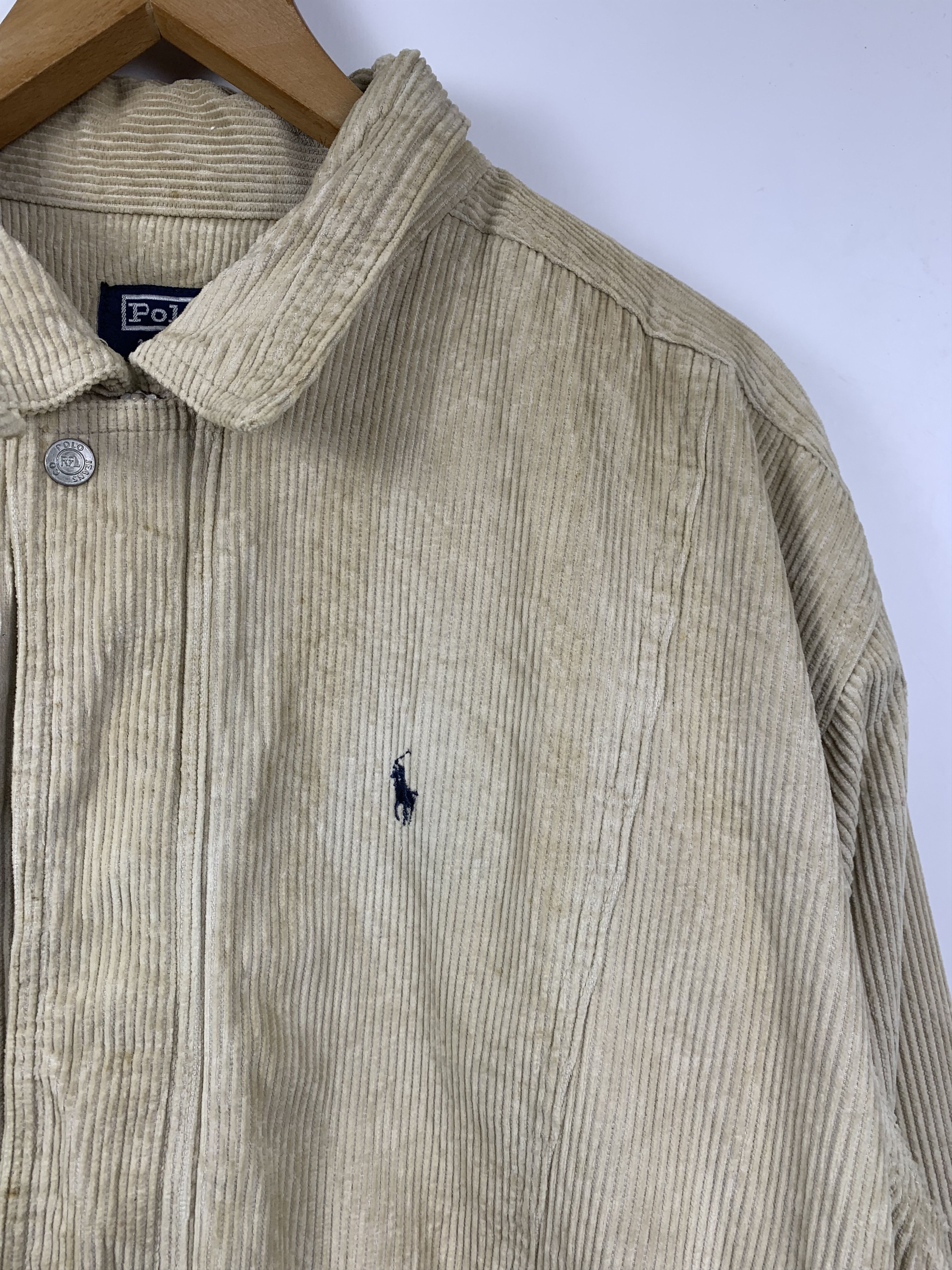 Polo Ralph Lauren Vintage 90s Polo Ralph Lauren Velvet Denim Jacket J1264 Size US M / EU 48-50 / 2 - 9 Thumbnail