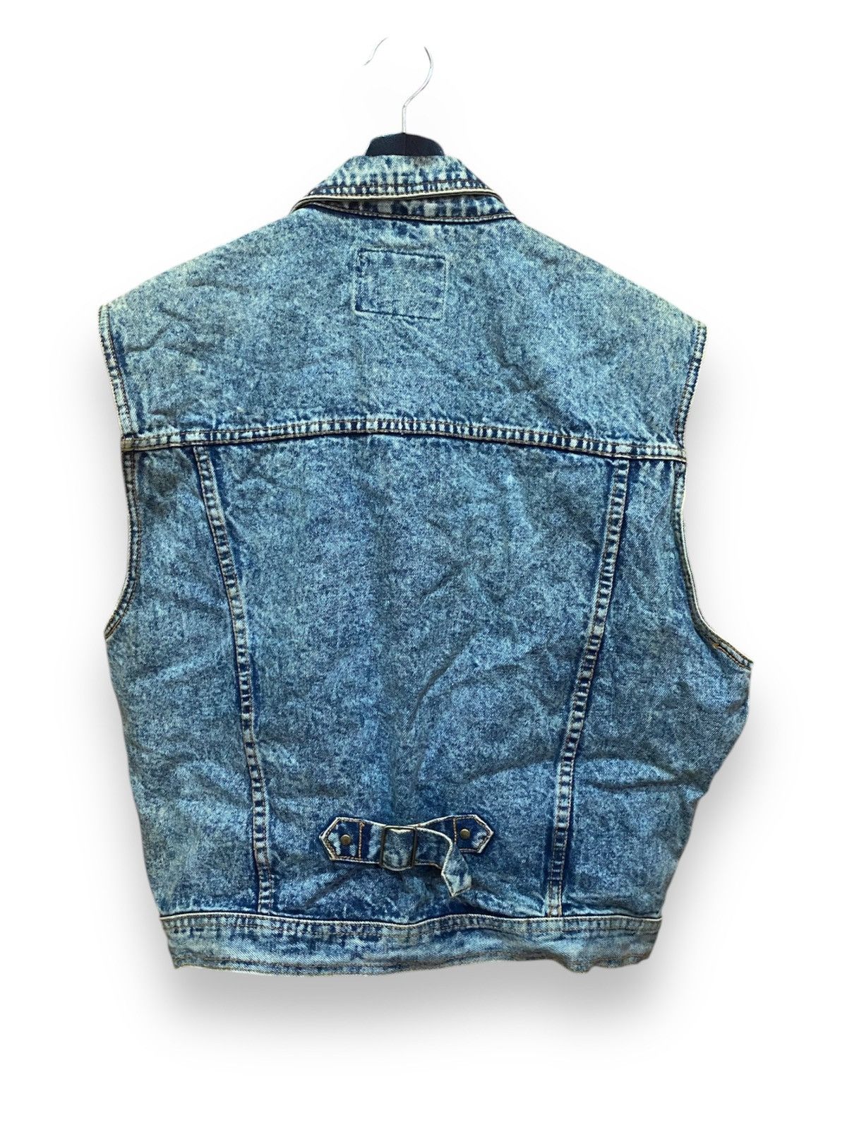 Other VINTAGE 80S CLASSIC WESTERN STONEWASHED DENIM JACKET Size US L / EU 52-54 / 3 - 2 Thumbnail