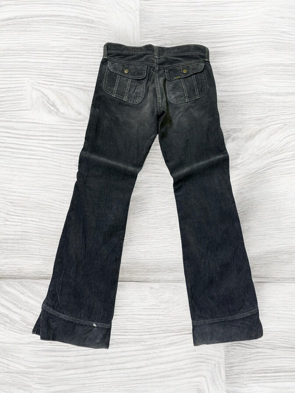 Hysteric Glamour × Lee VINTAGE LEE CORDUROY BLACK FADED Size US 27 - 1 Thumbnail