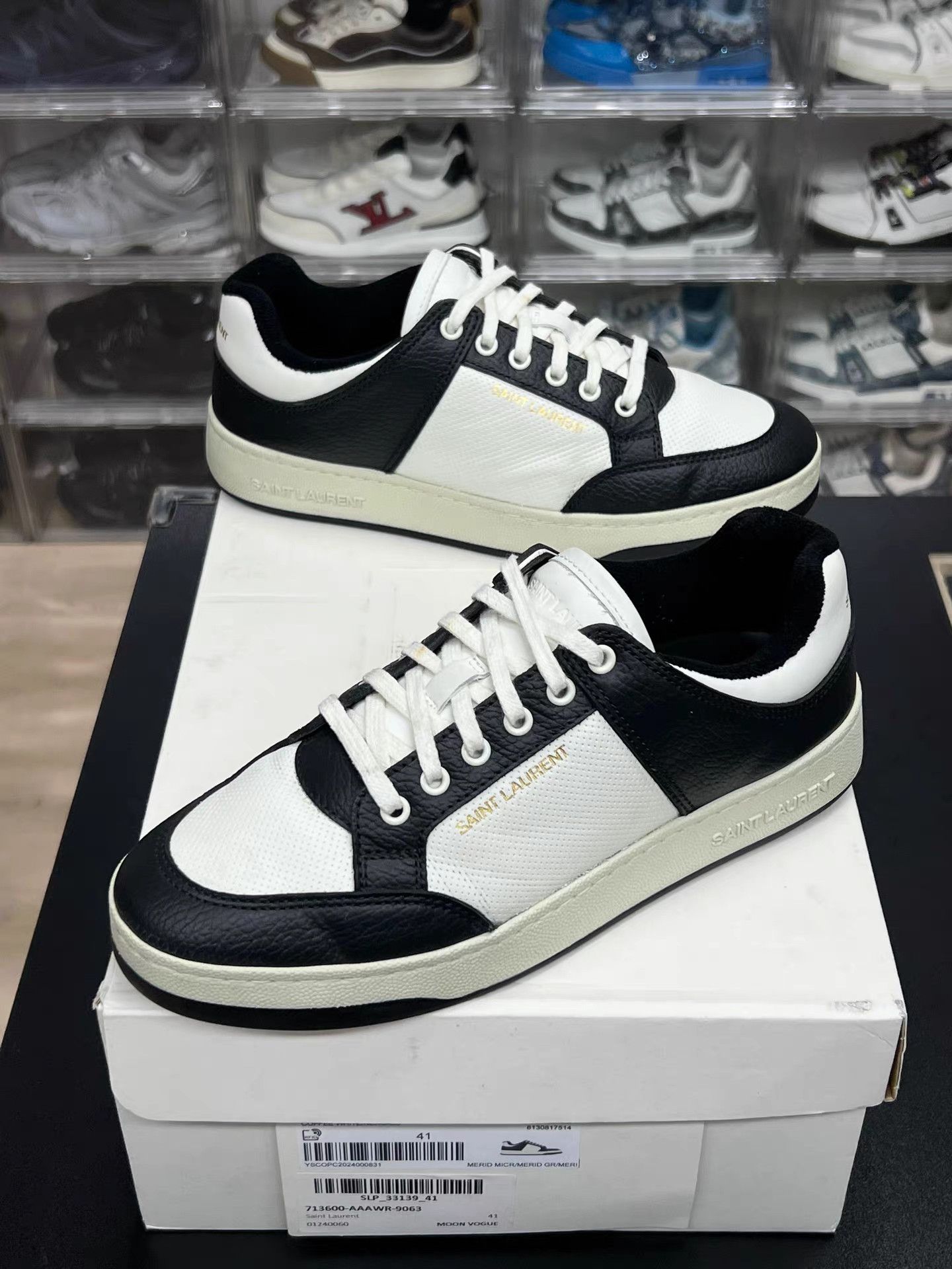 Saint Laurent Paris Saint Laurent SL/61 Low Top Sneakers K15 Size US 8 / EU 41 - 1 Thumbnail